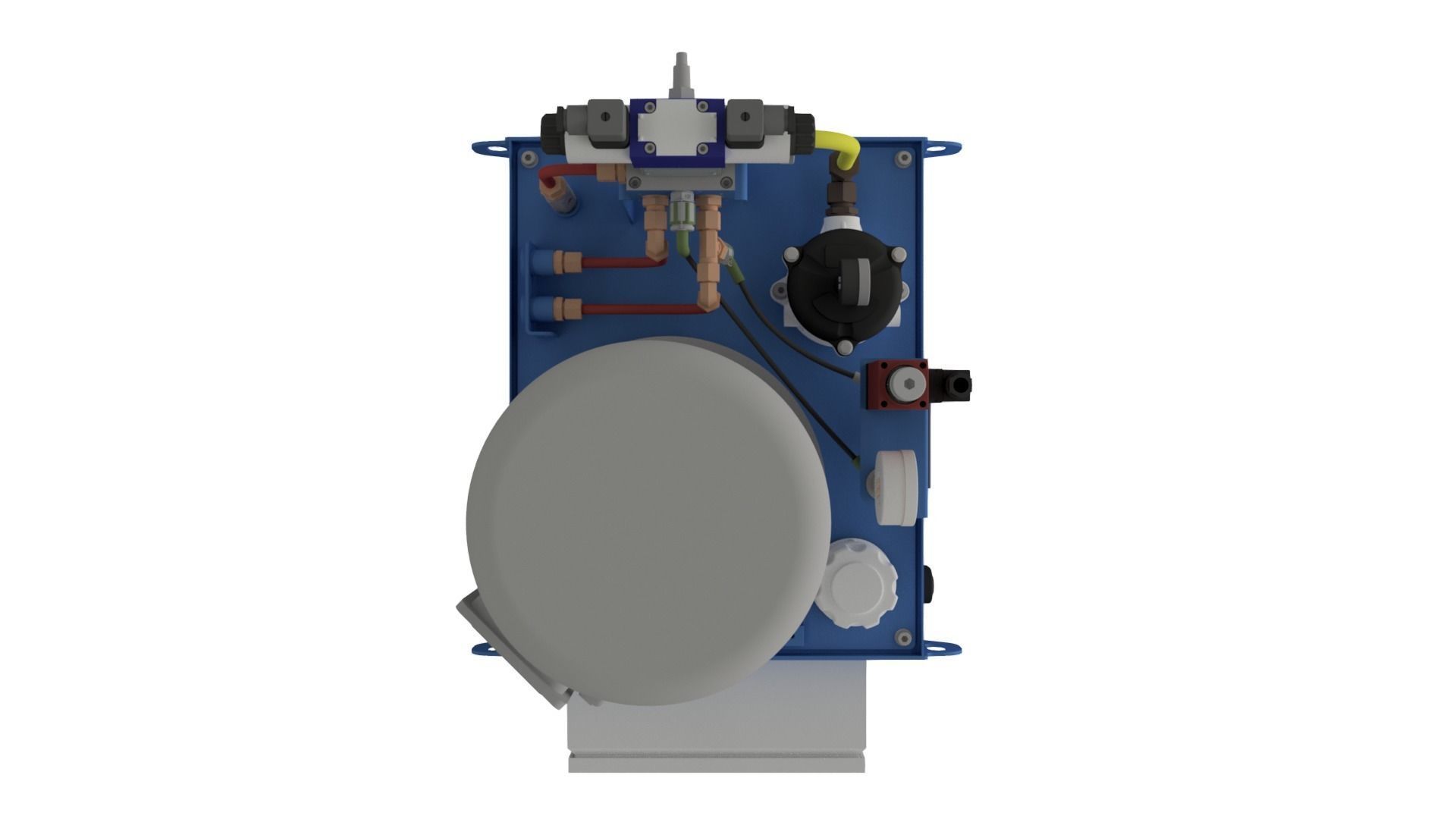 Hydraulic Power System Self-Contained 3D model_12
