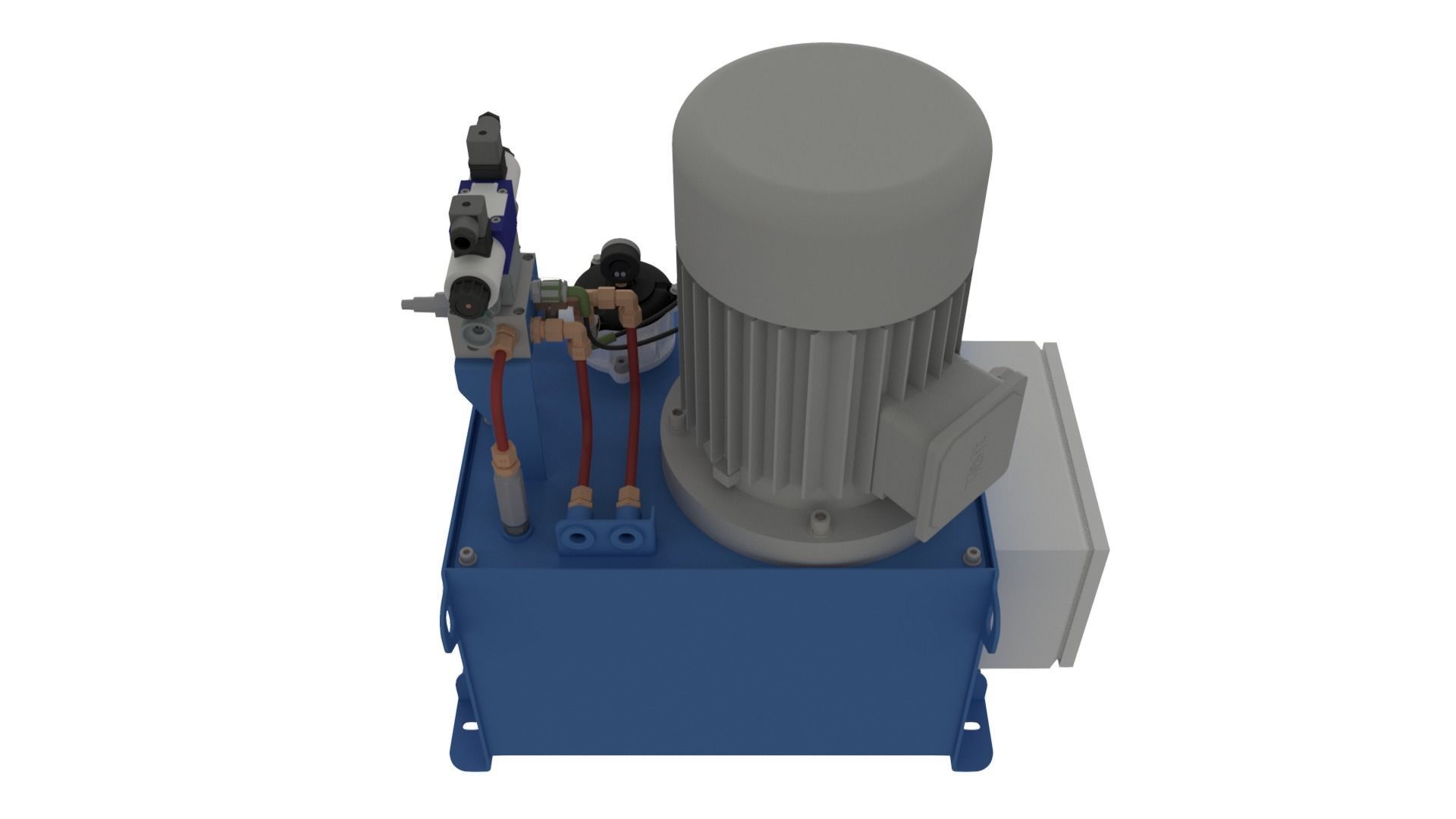 Hydraulic Power System Self-Contained 3D model_10