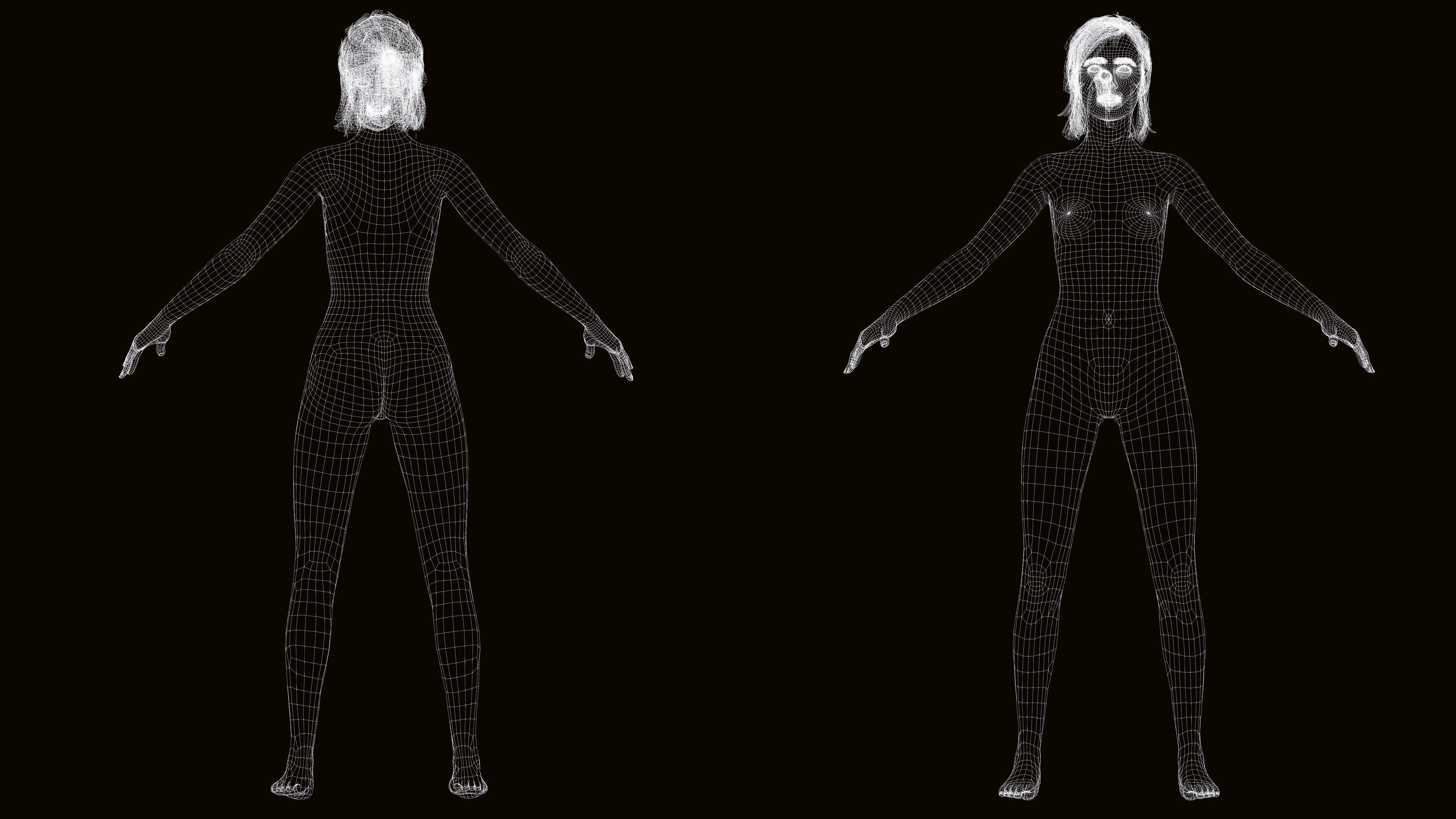 Ellie Last Of Us Full Rigged Ready Low-poly 3D model_16