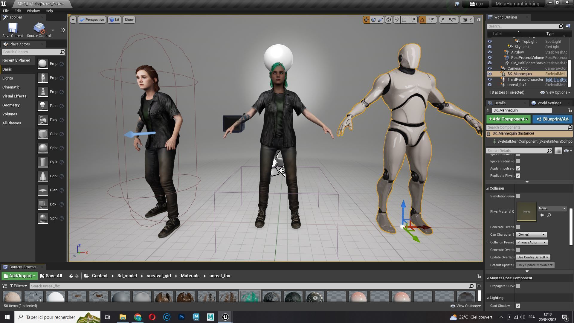 Ellie Last Of Us Full Rigged Ready Low-poly 3D model_29