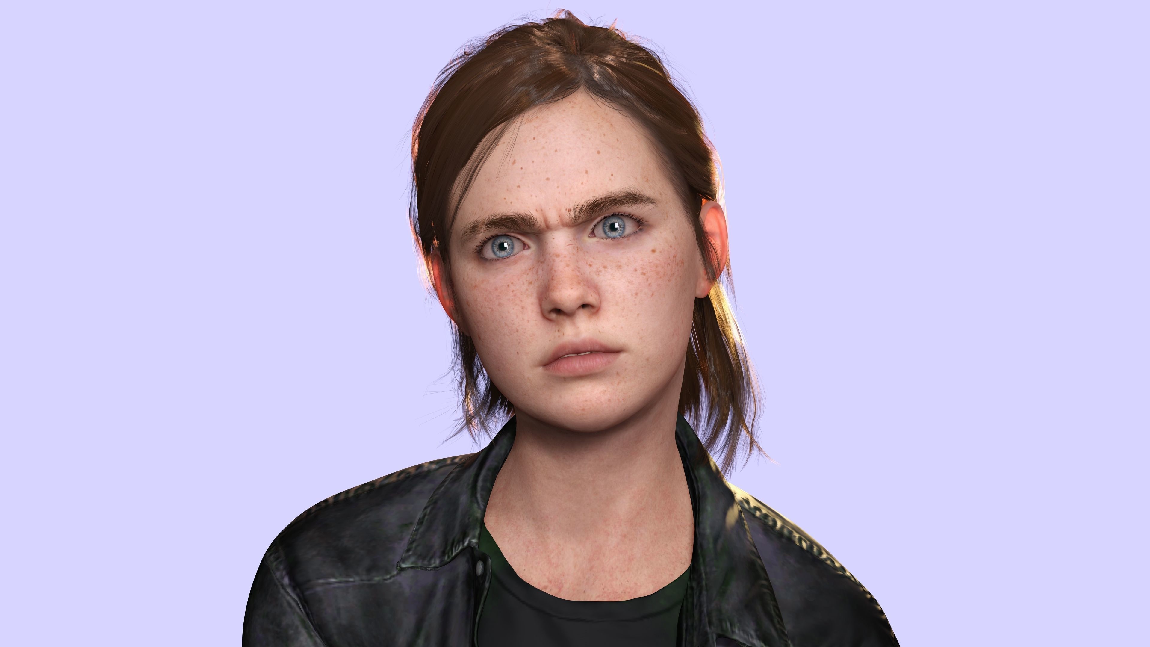 Ellie Last Of Us Full Rigged Ready Low-poly 3D model_12