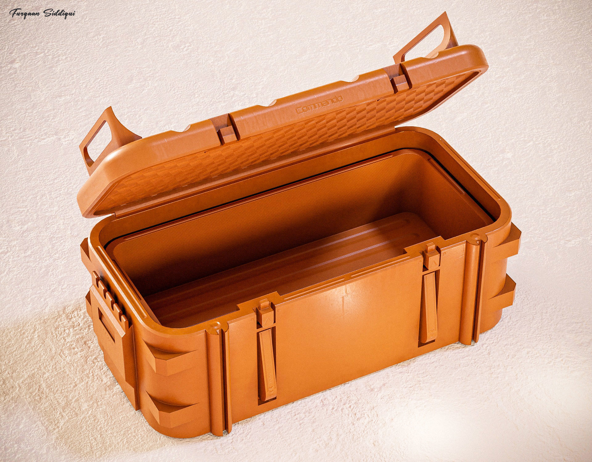 Military Weapon Crate V2 PBR Low-poly 3D model_13