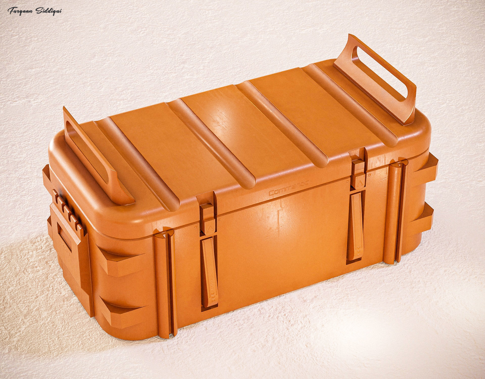 Military Weapon Crate V2 PBR Low-poly 3D model_11