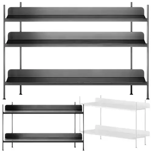 Muuto Compile Shelving System Configurations 1 and 2