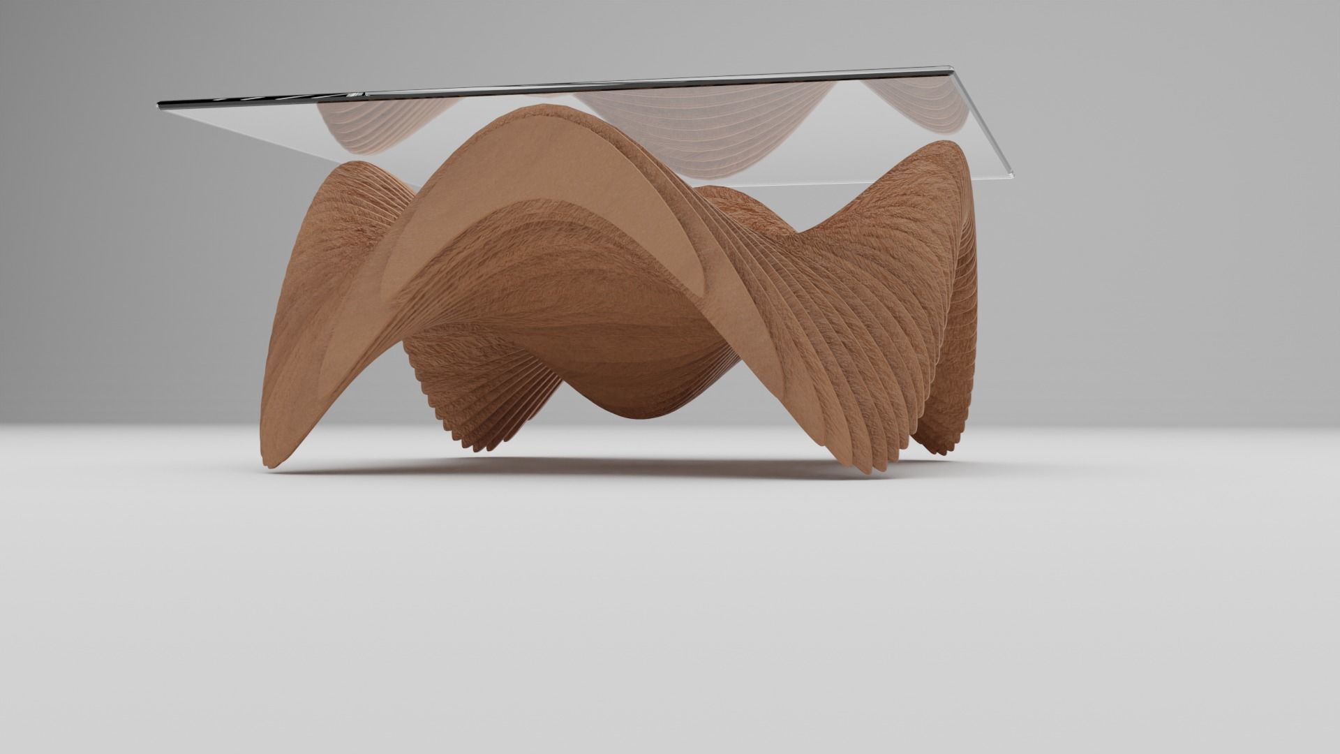 parametric table 3D model_2