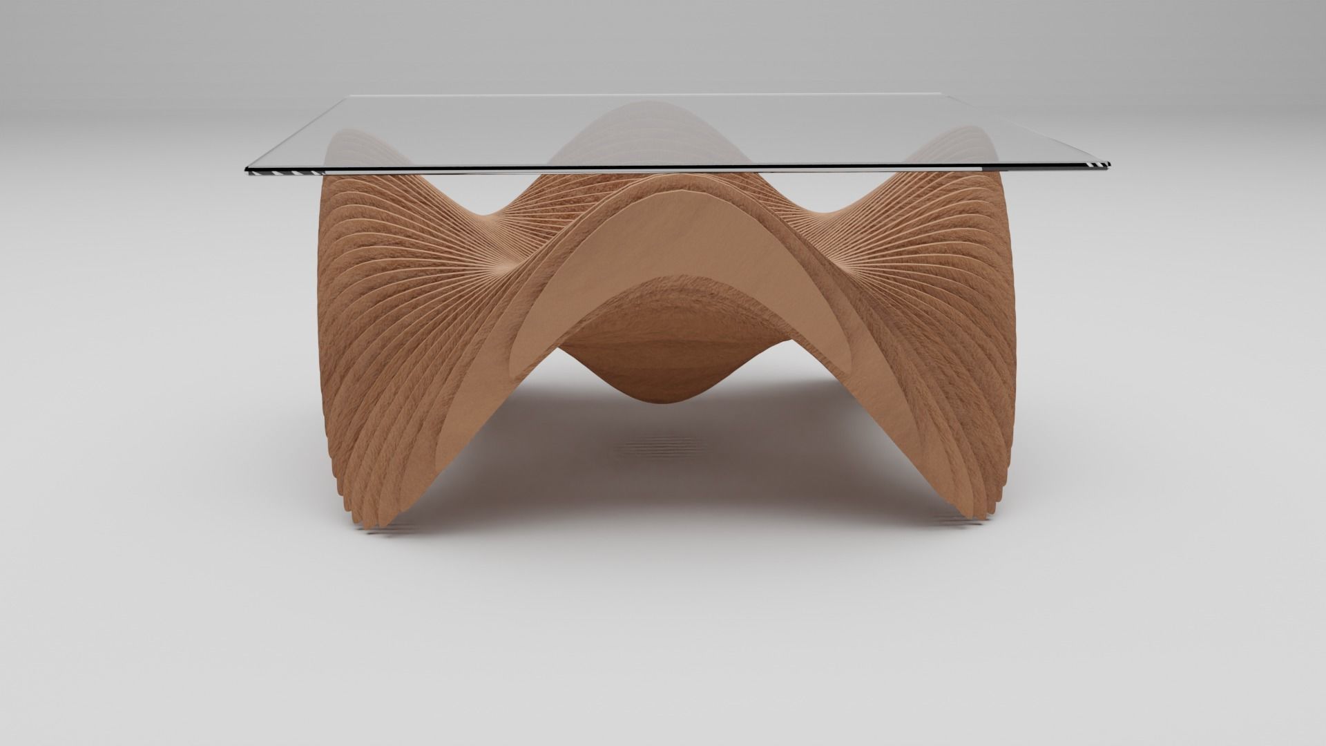 parametric table 3D model_1
