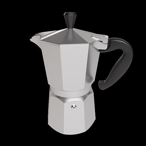 moka caffettiera 3D model