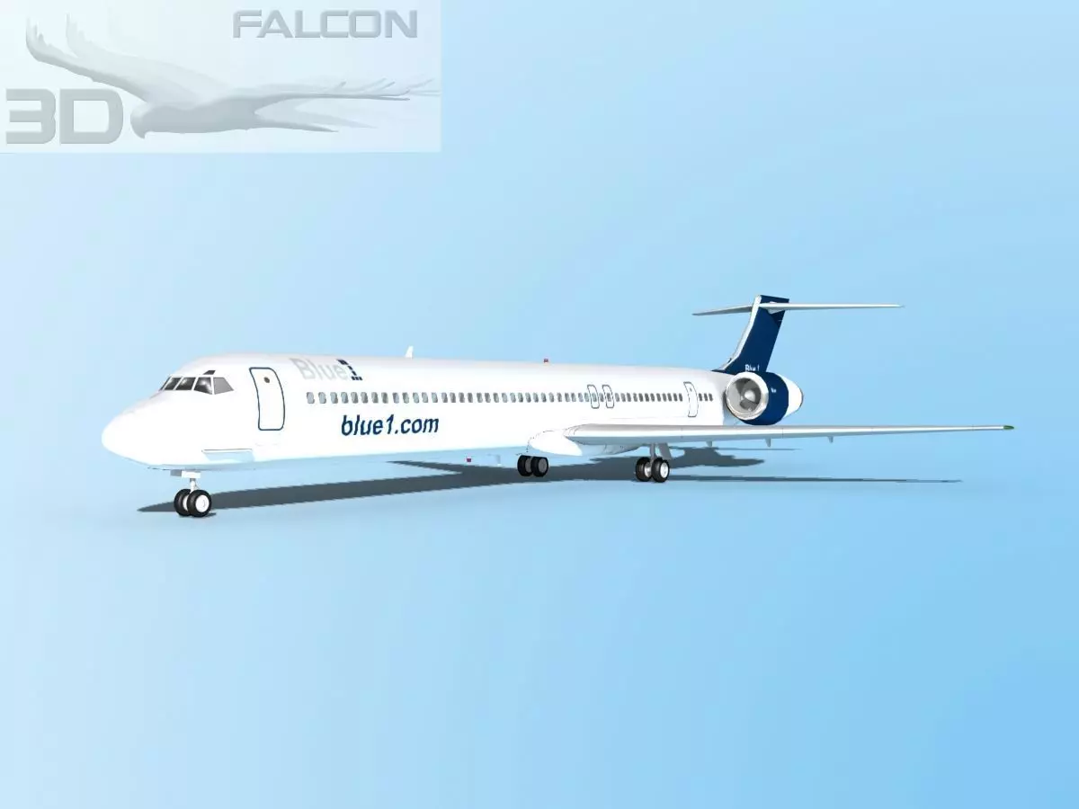 Falcon3D MD 80 Blue 1 3D model