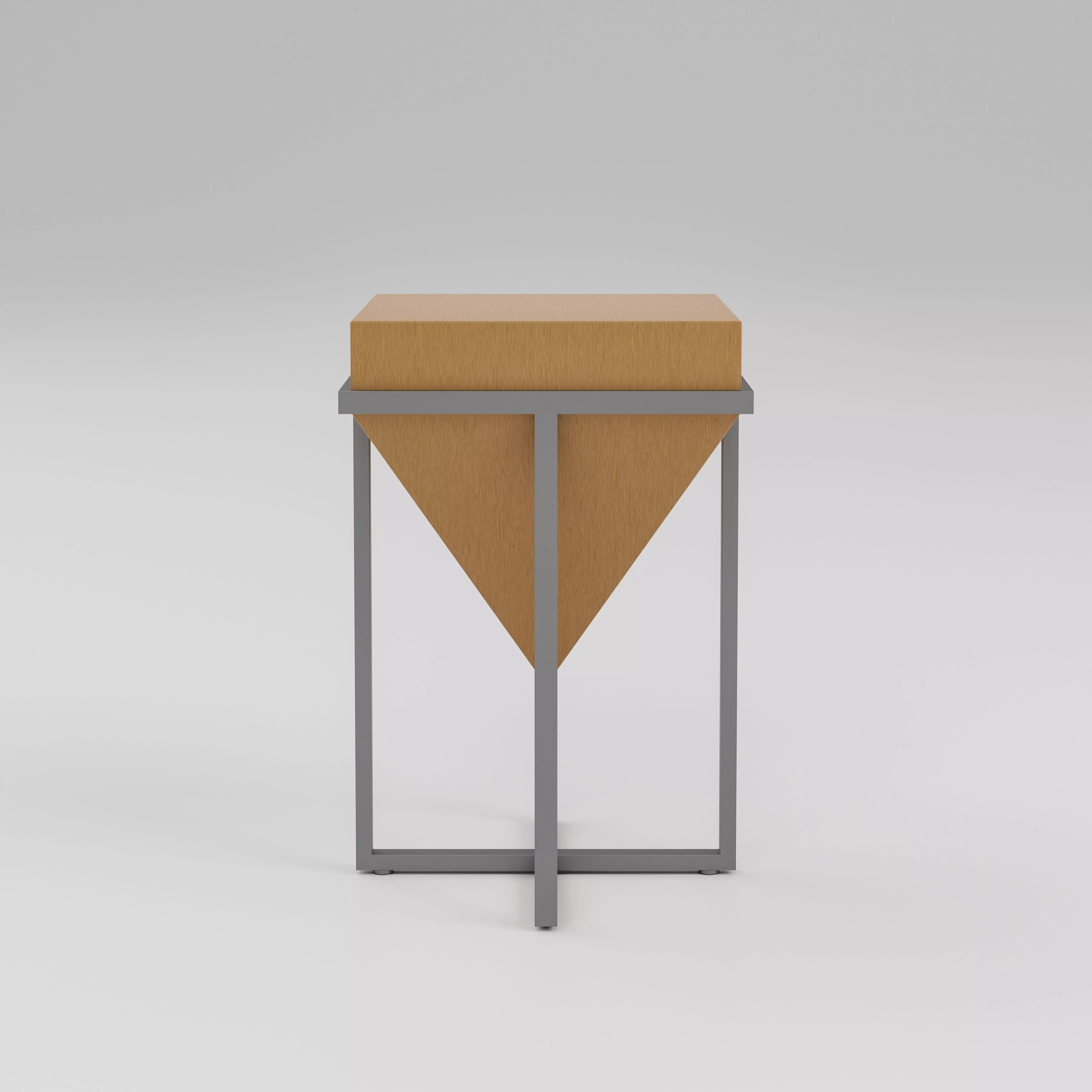 Modern Minimalistic Side Table Low-poly 3D model