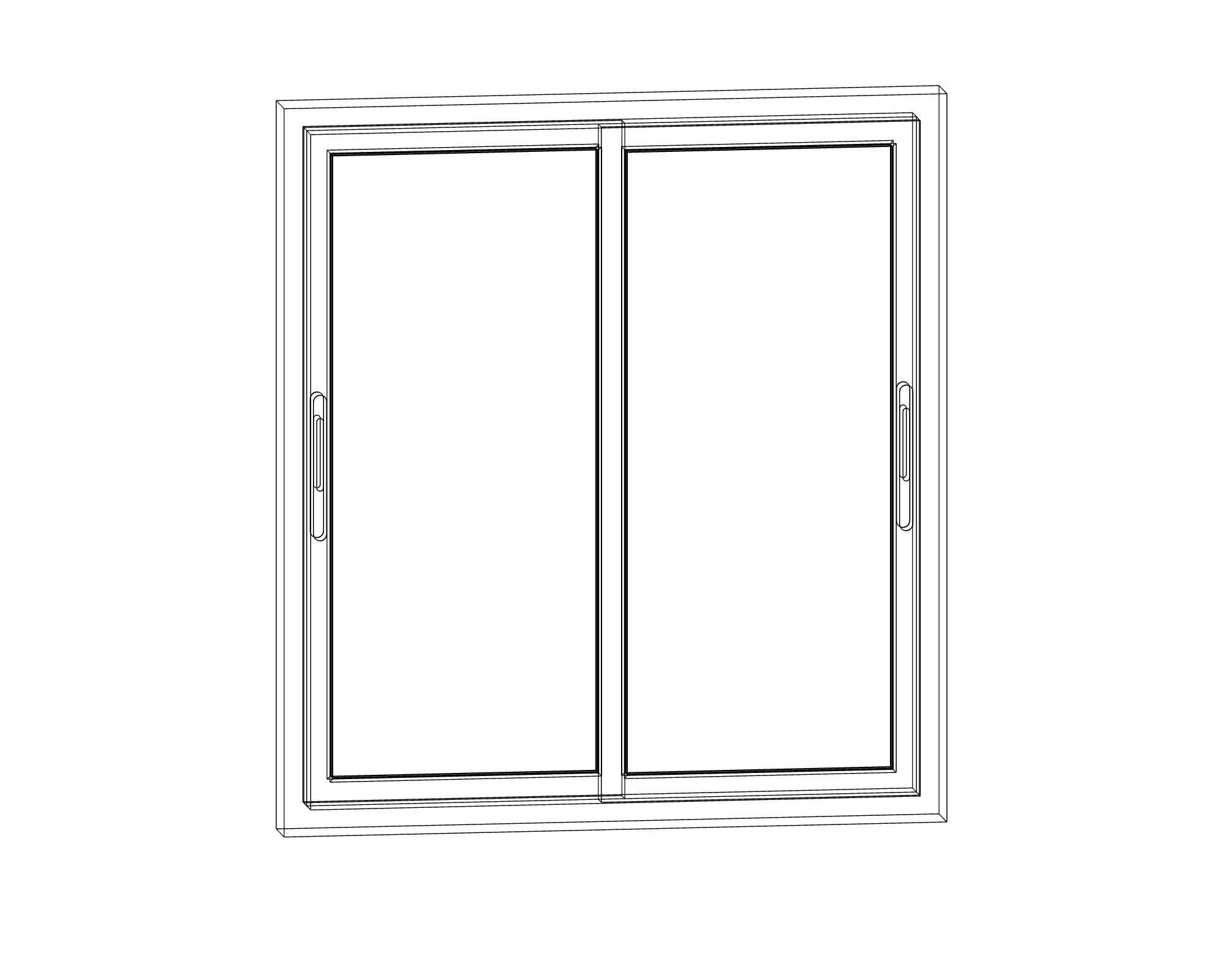 Sliding window 3D model_8