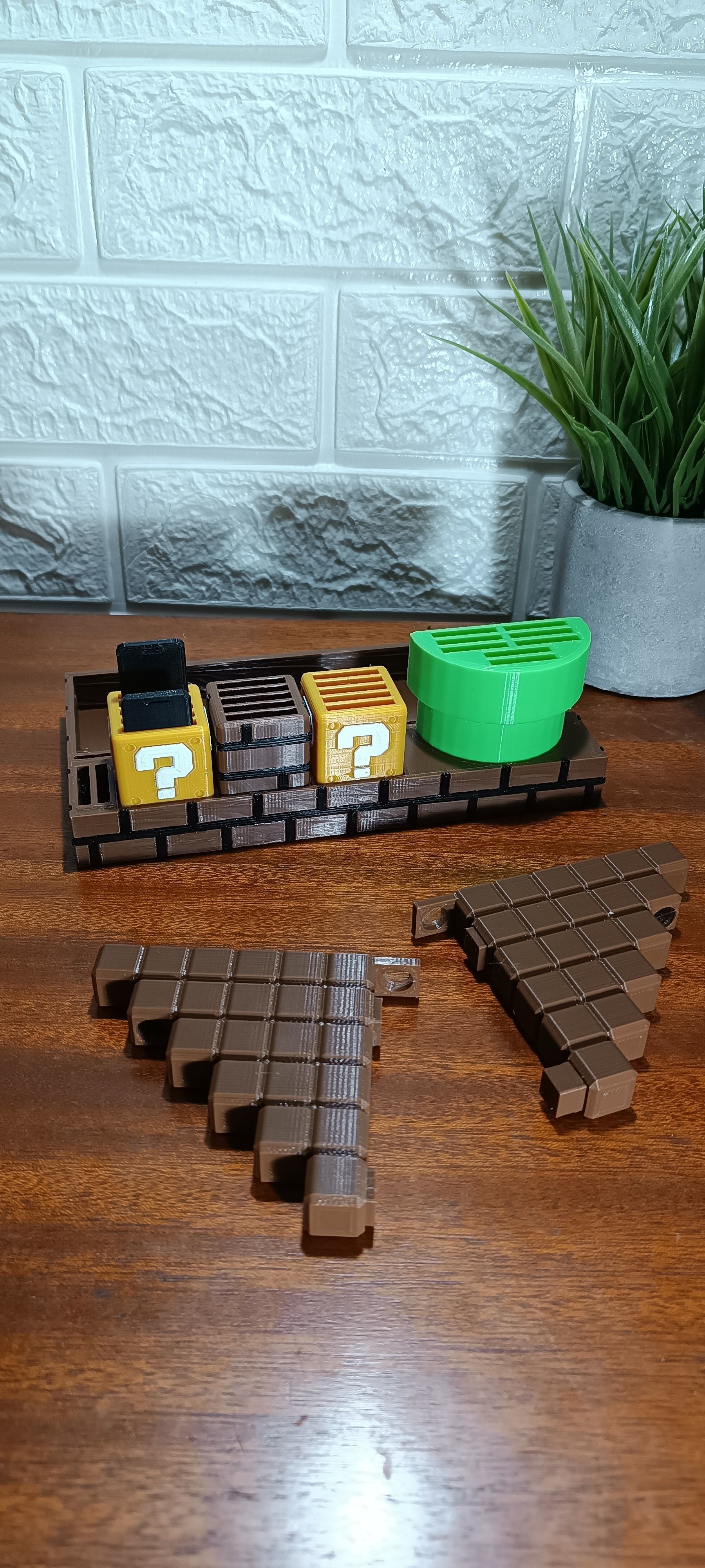 Support Nintendo Switch Mario World and 25 games 3D print model_3