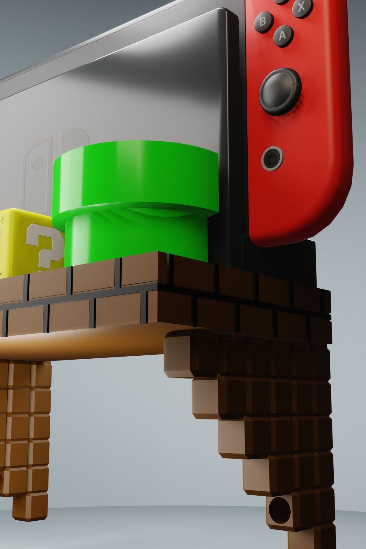 Support Nintendo Switch Mario World and 25 games 3D print model_14