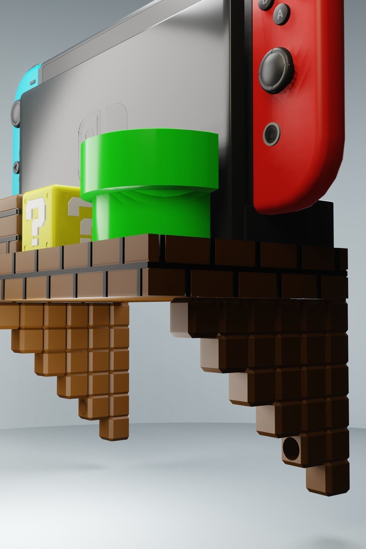 Support Nintendo Switch Mario World and 25 games 3D print model_15