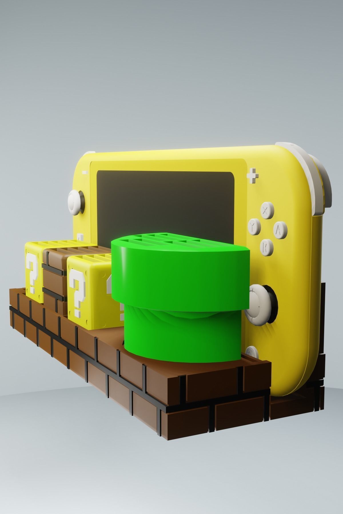 Support Nintendo Switch Mario World and 25 games 3D print model_13