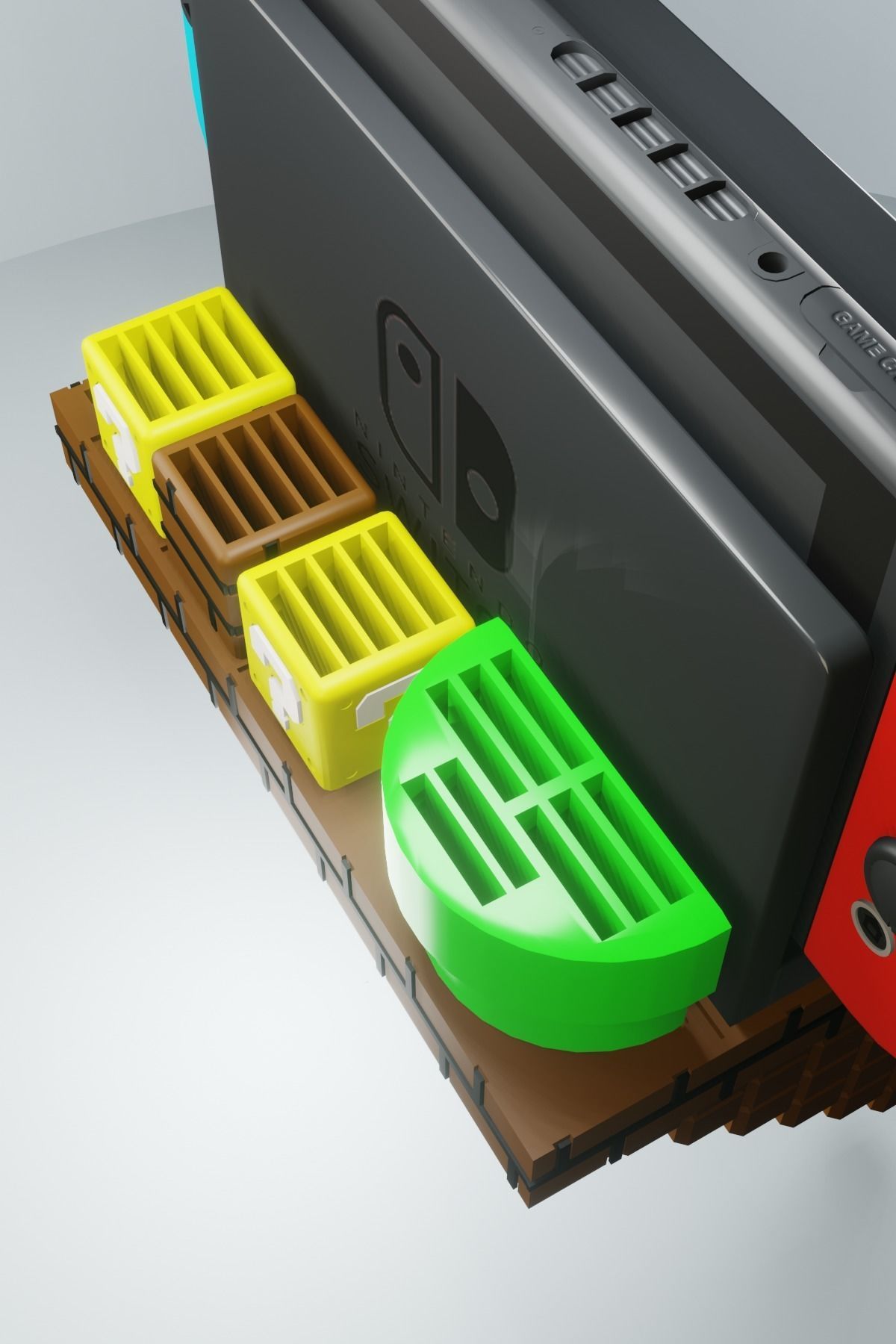 Support Nintendo Switch Mario World and 25 games 3D print model_9