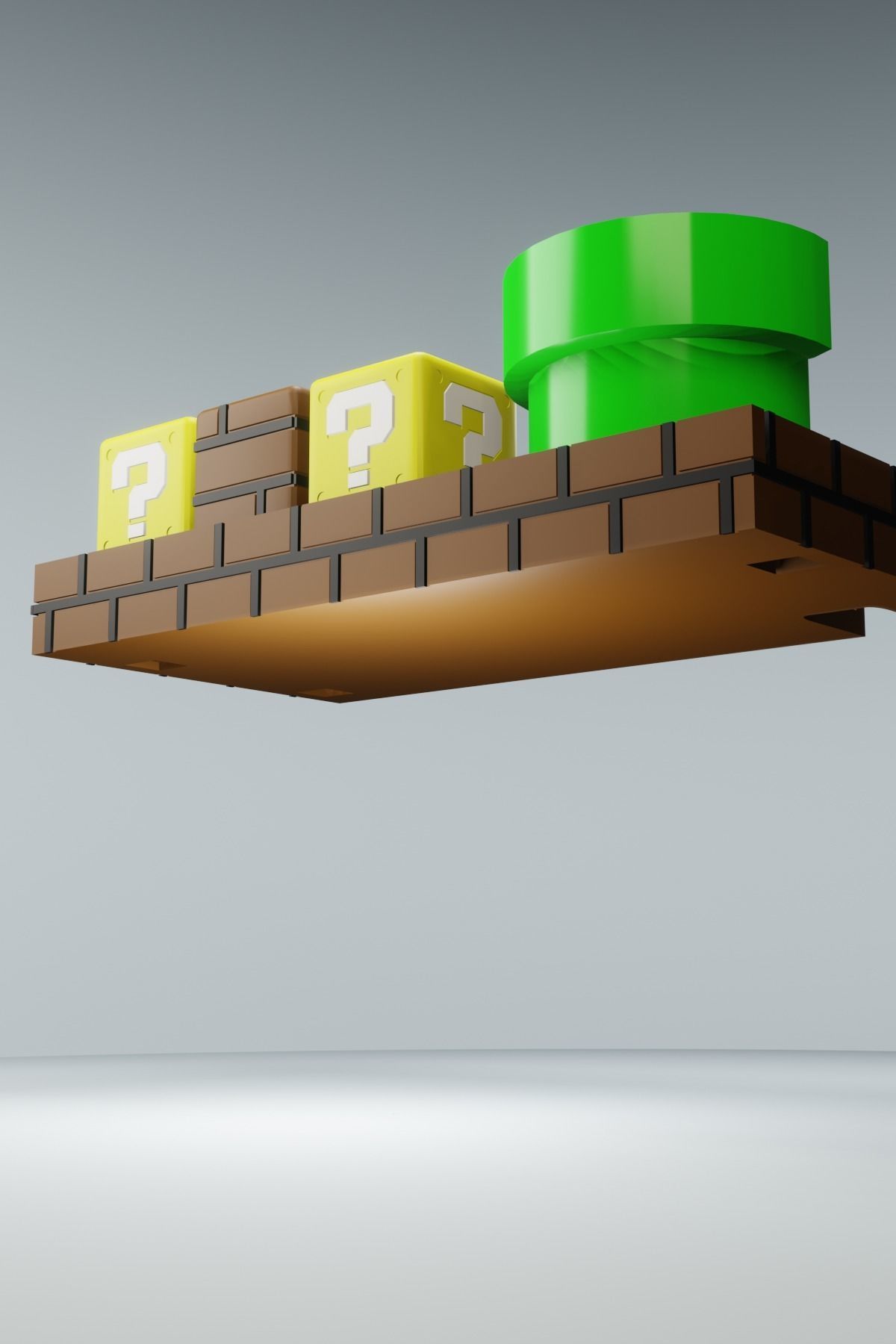 Support Nintendo Switch Mario World and 25 games 3D print model_18