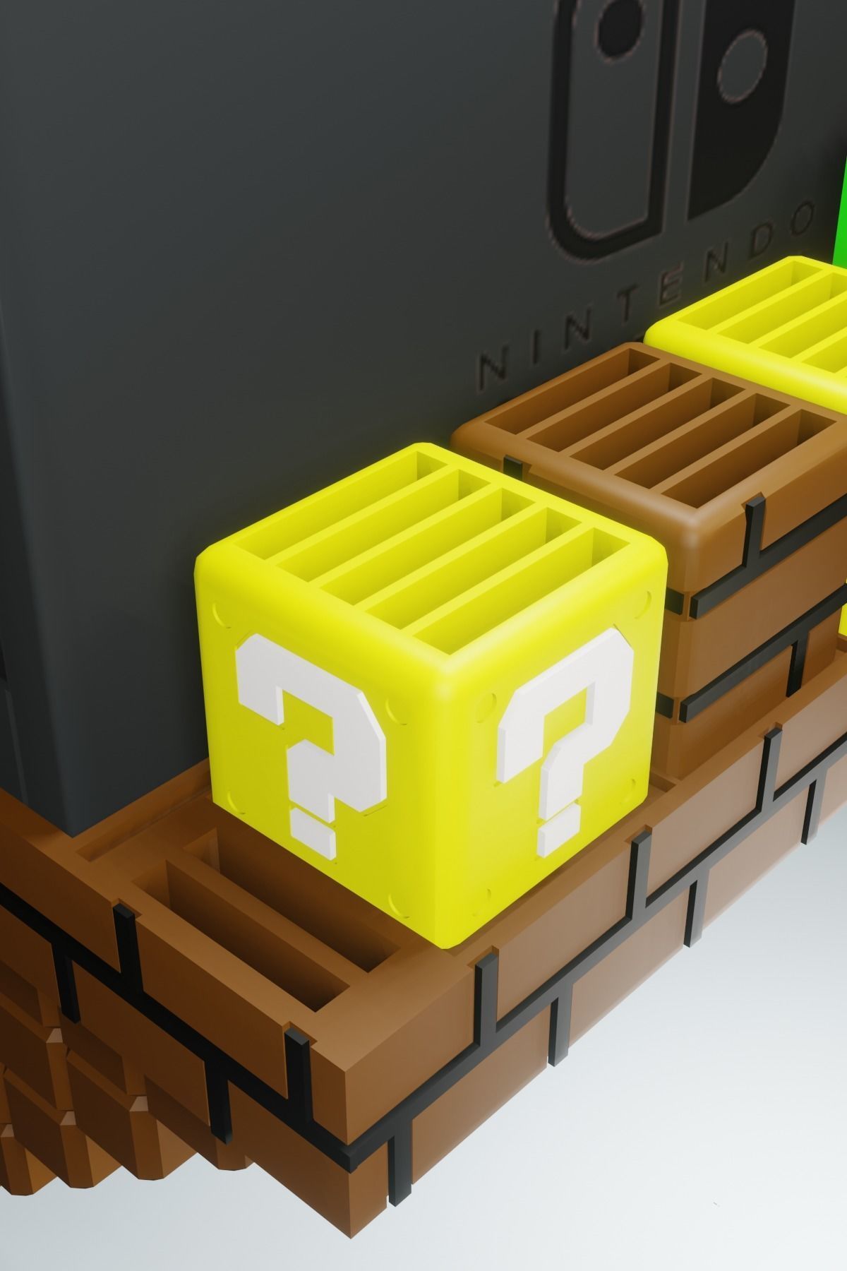 Support Nintendo Switch Mario World and 25 games 3D print model_16