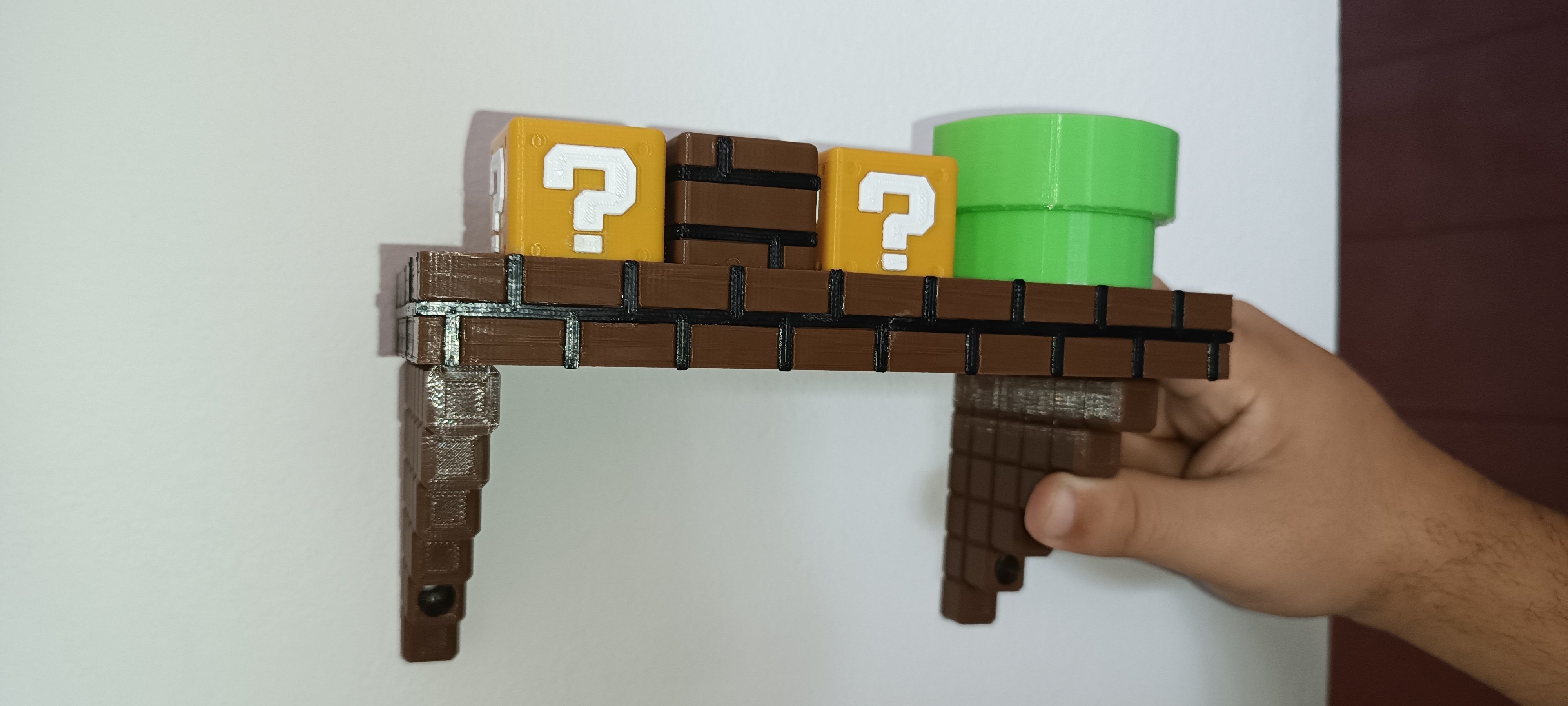 Support Nintendo Switch Mario World and 25 games 3D print model_6