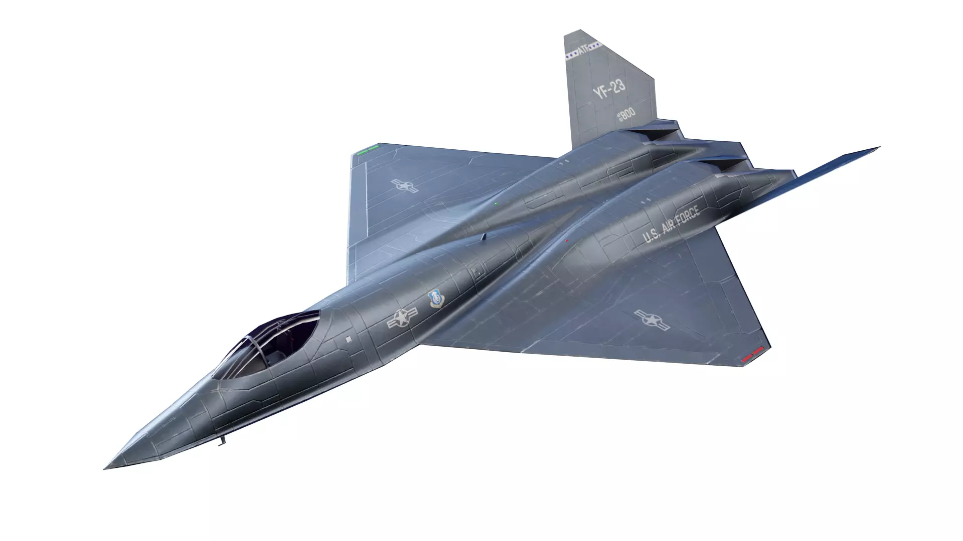 USAF-Northrop YF-23 Low-poly 3D model