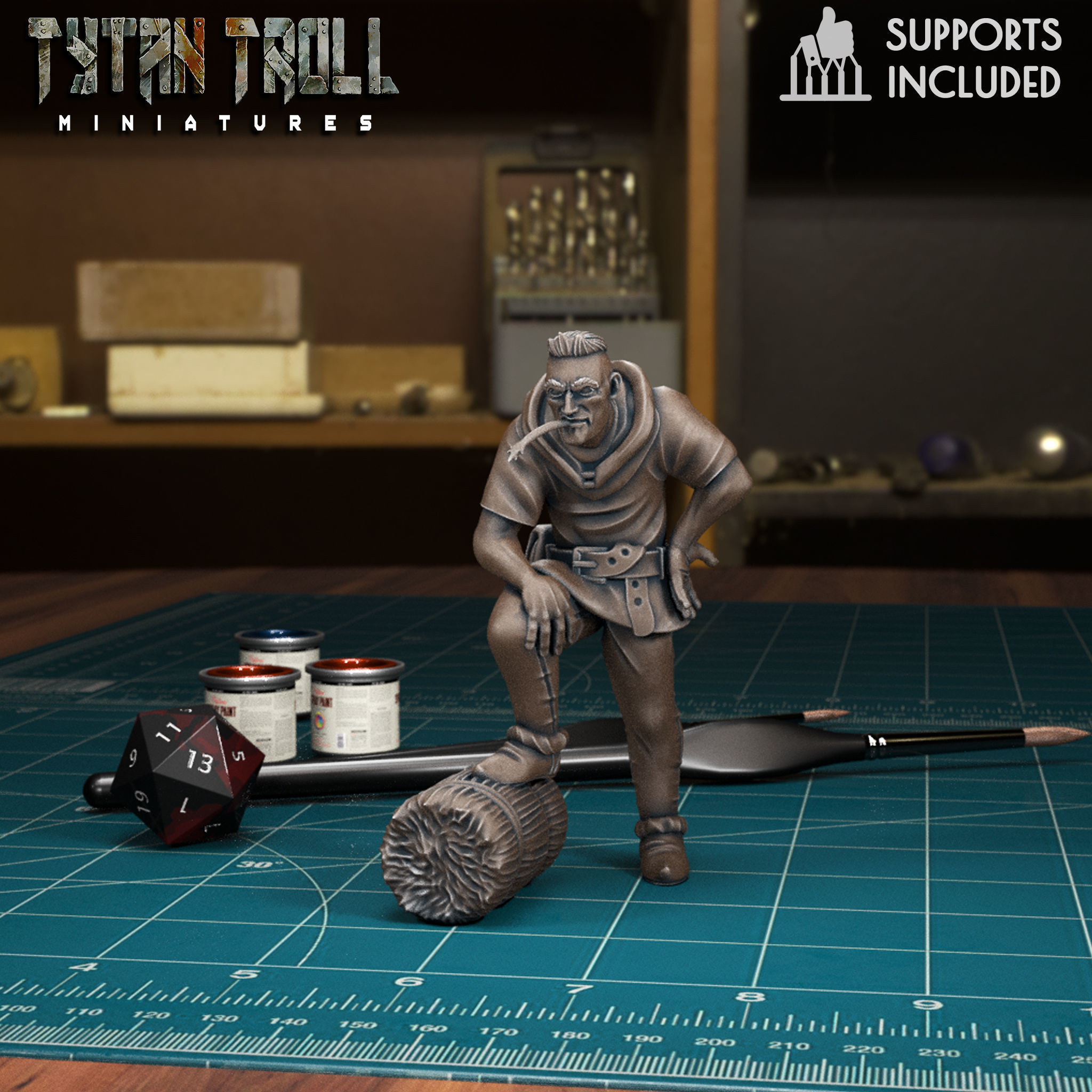 Mob Villager Pack 02 - Pre-Supported 3D print model_3