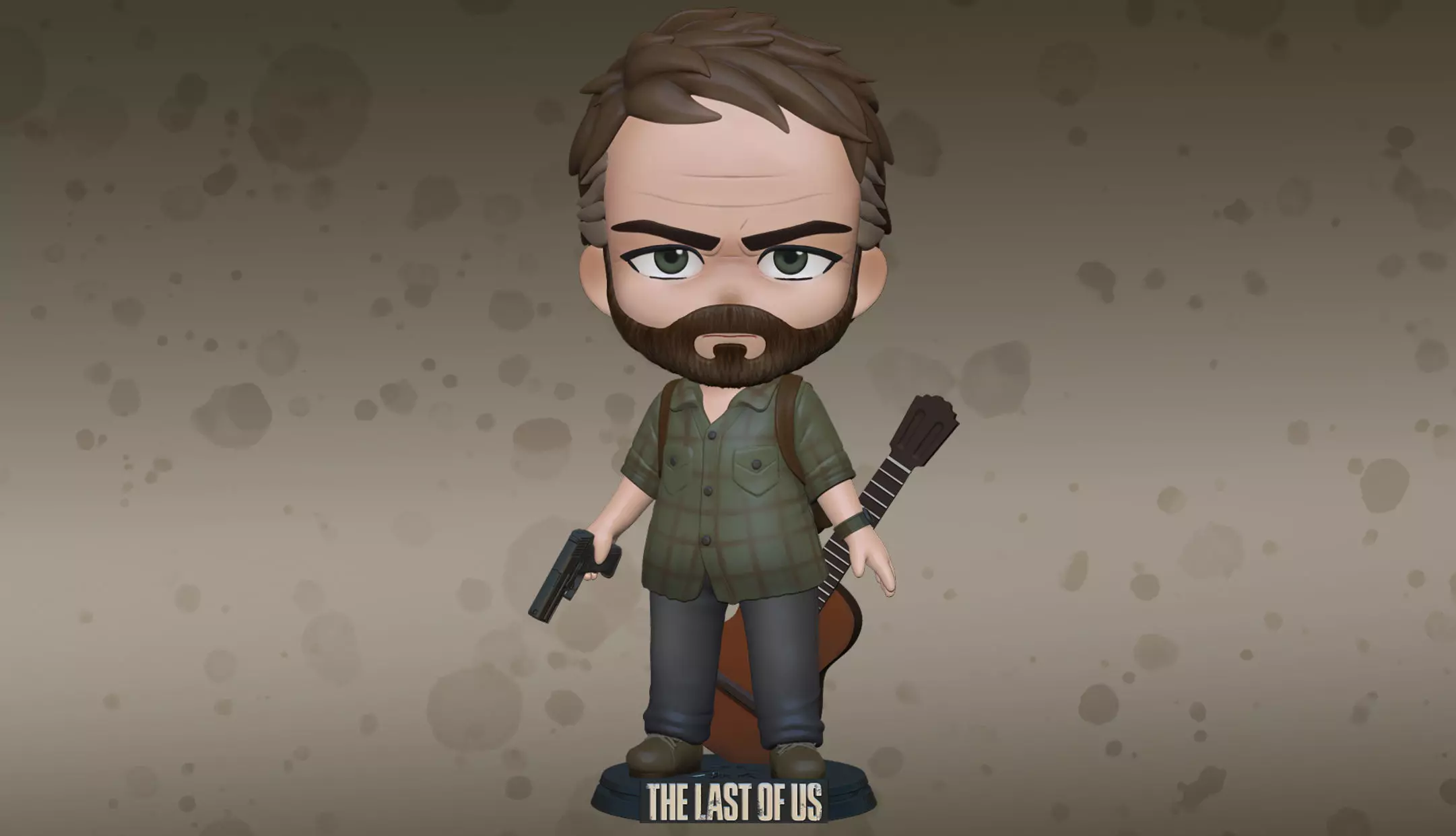 Joel Miller The Last Of Us 3D print model
