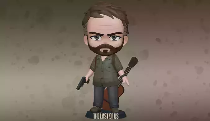 Joel Miller The Last Of Us 3D print model