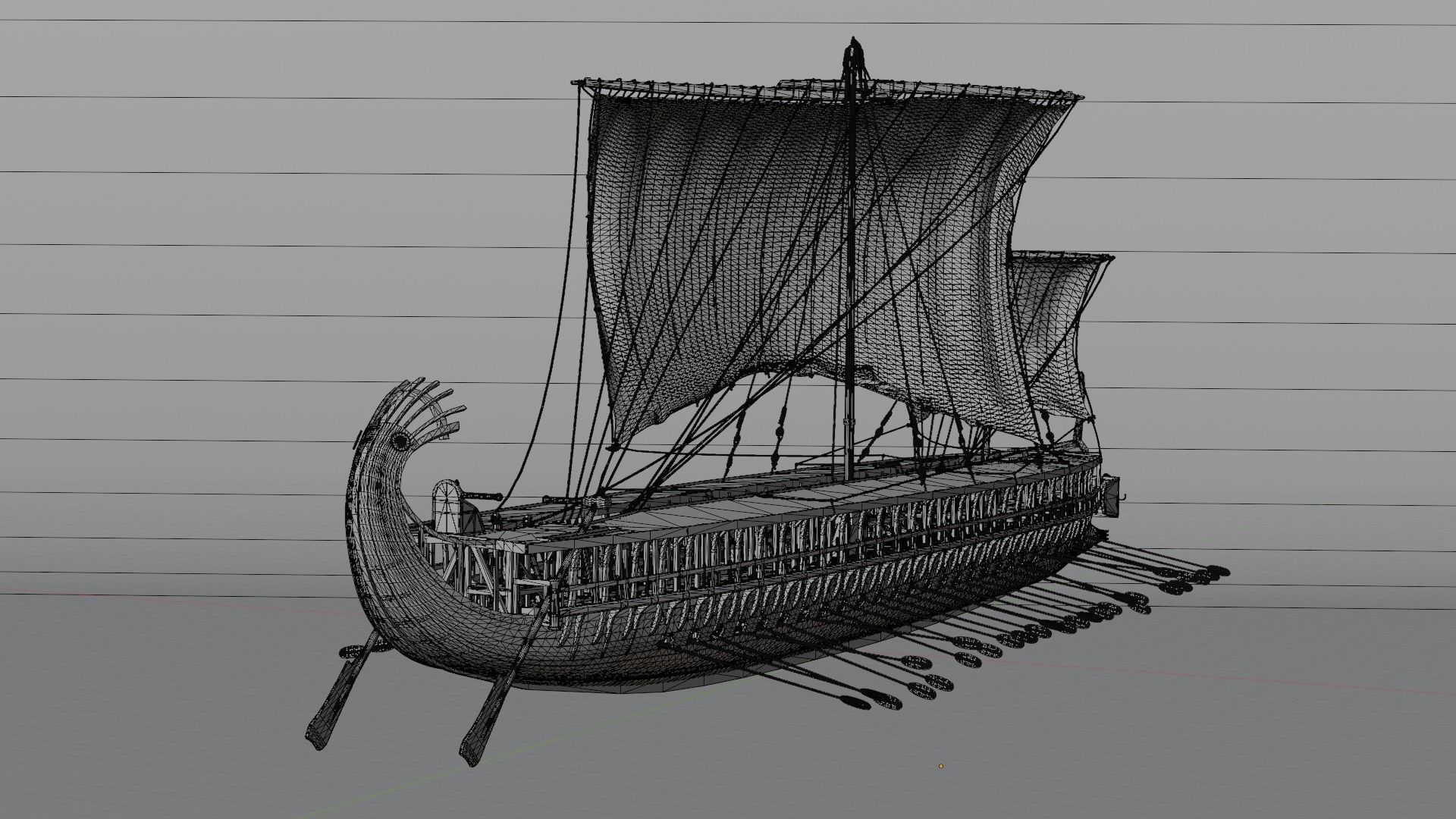 Sailboat 3D model_5