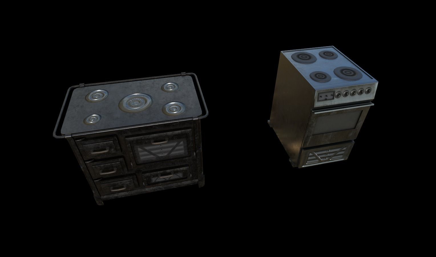 Appliances Prop Pack Low-poly 3D model_15