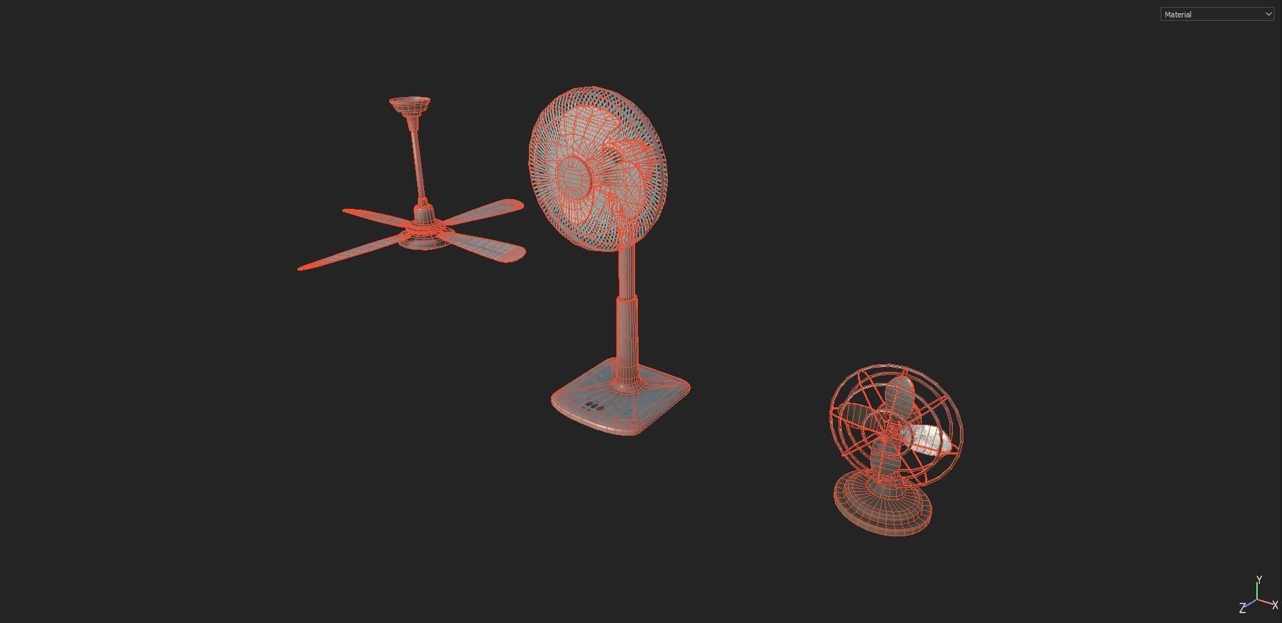 Appliances Prop Pack Low-poly 3D model_6
