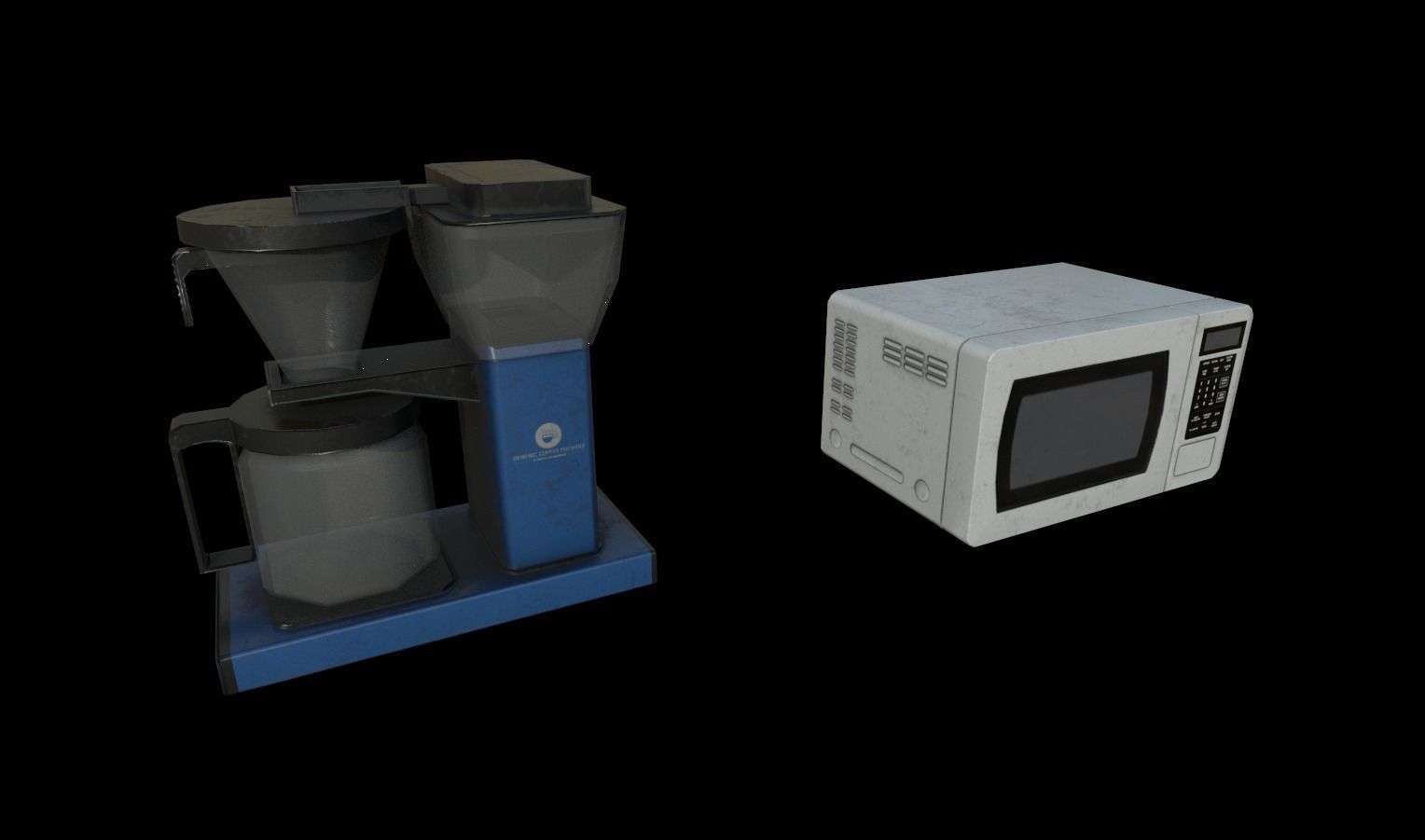 Appliances Prop Pack Low-poly 3D model_11