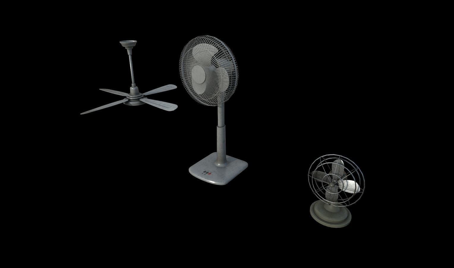 Appliances Prop Pack Low-poly 3D model_5