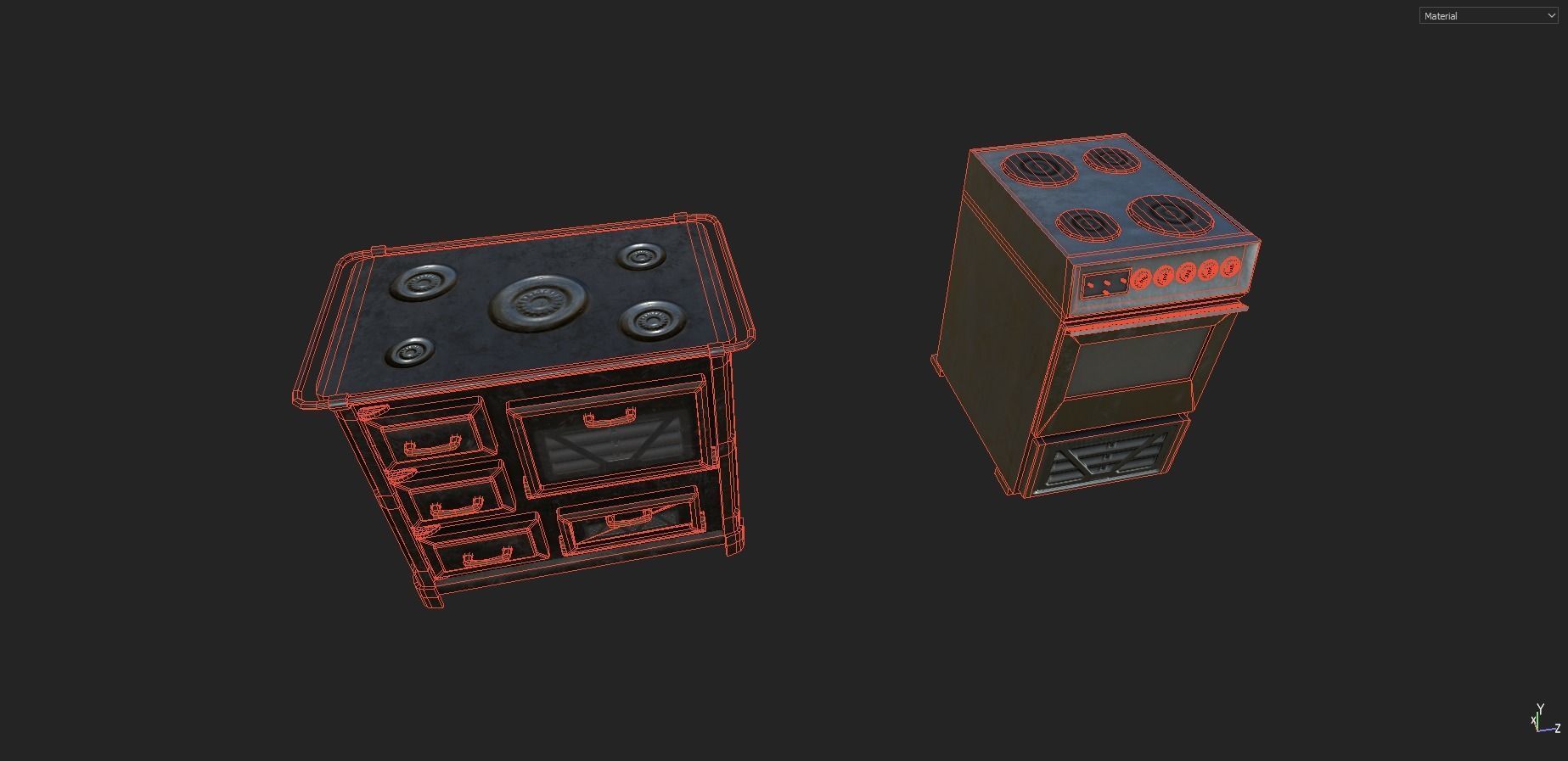 Appliances Prop Pack Low-poly 3D model_16