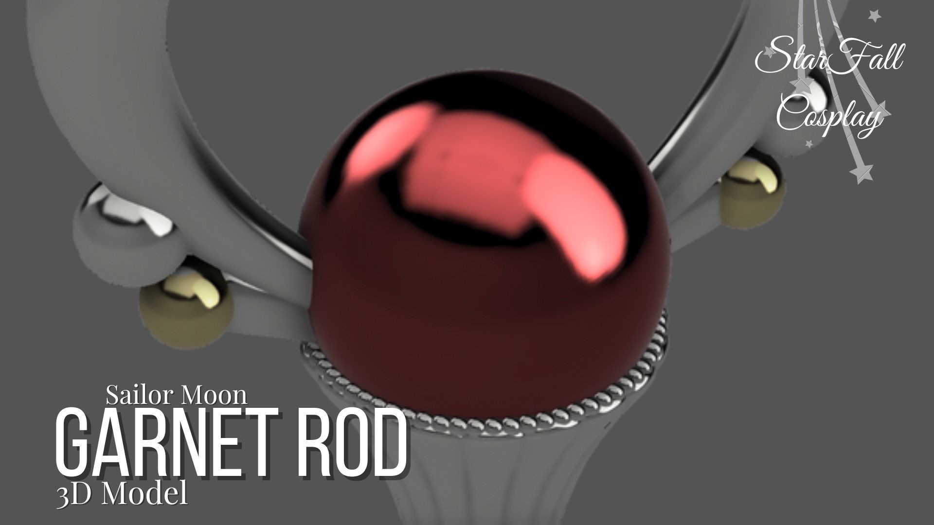 Garnet Rod Sailor Pluto 3D print model_5