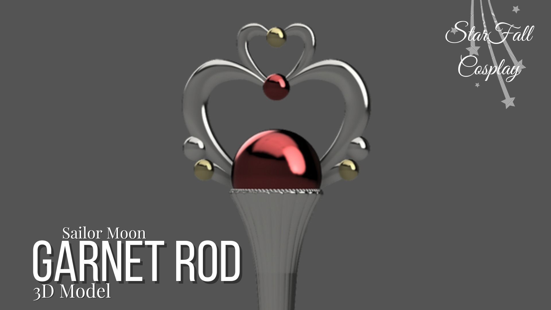 Garnet Rod Sailor Pluto 3D print model_1