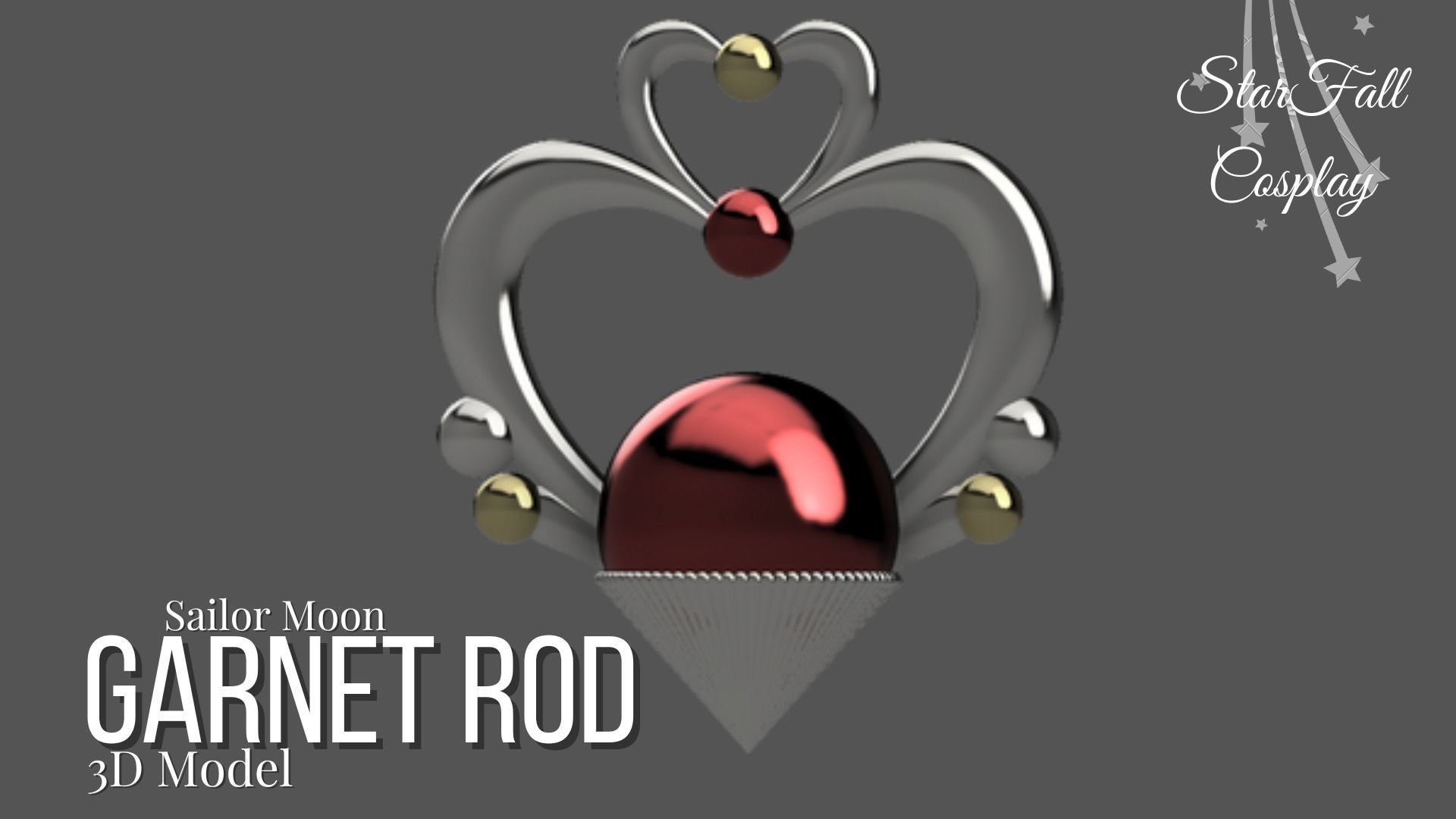 Garnet Rod Sailor Pluto 3D print model_8