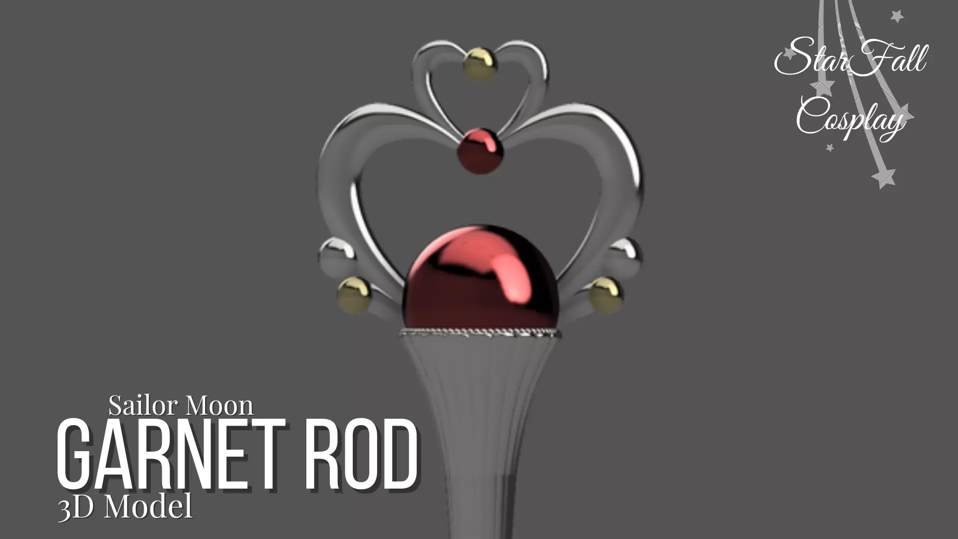 Garnet Rod Sailor Pluto 3D print model_0