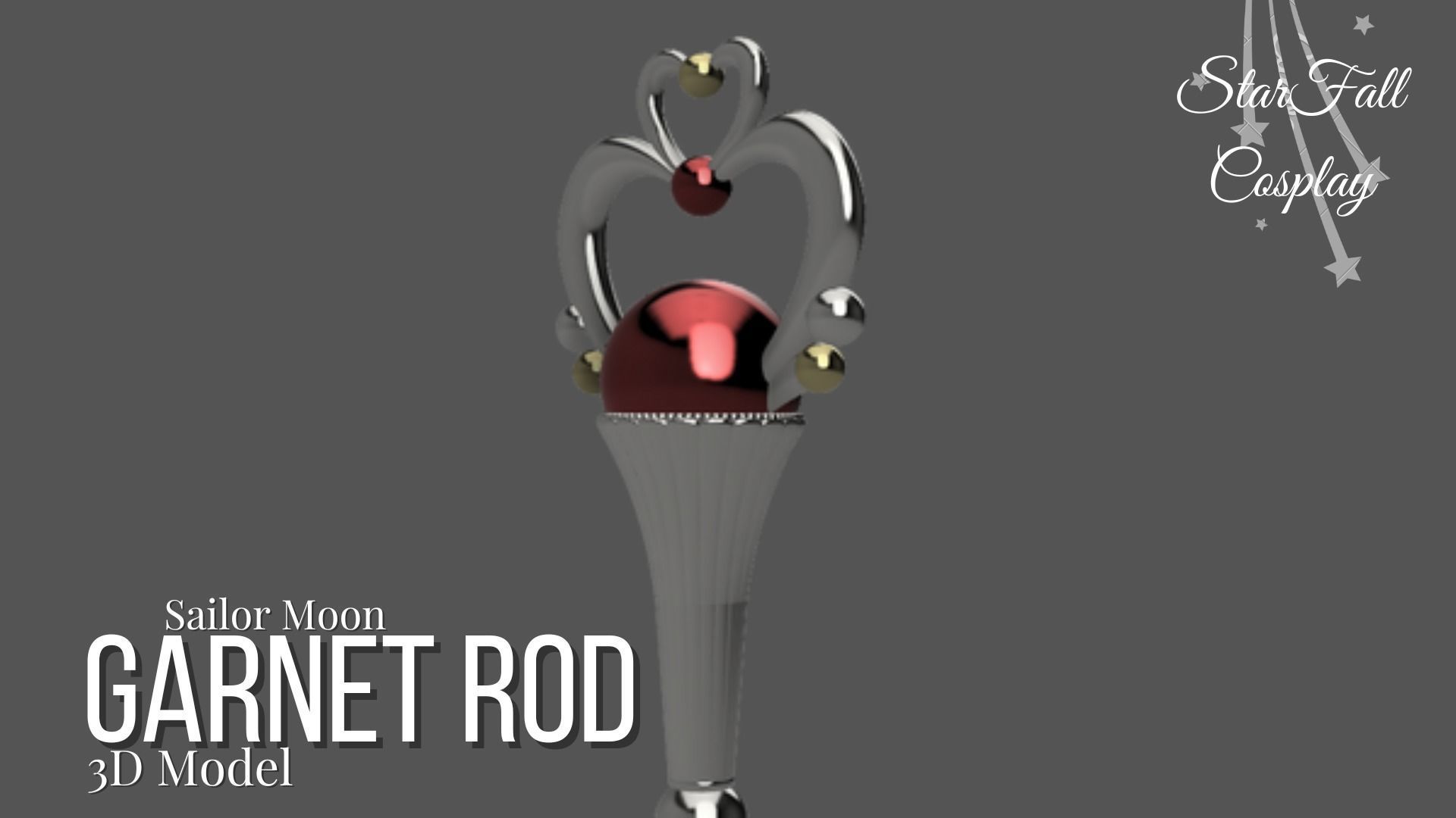 Garnet Rod Sailor Pluto 3D print model_2