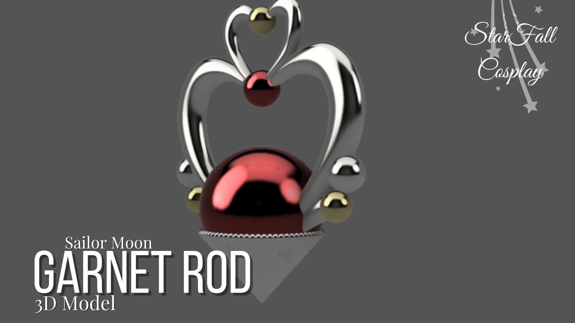 Garnet Rod Sailor Pluto 3D print model_7