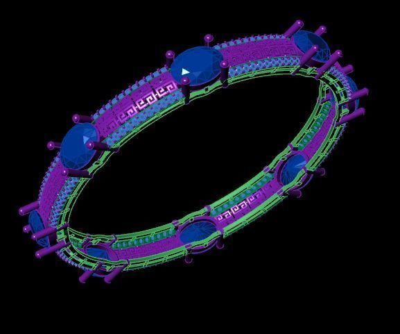 Bracelet 3D print model_3