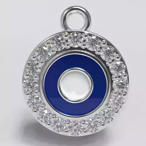 The Circle of Evil Eye Pendant