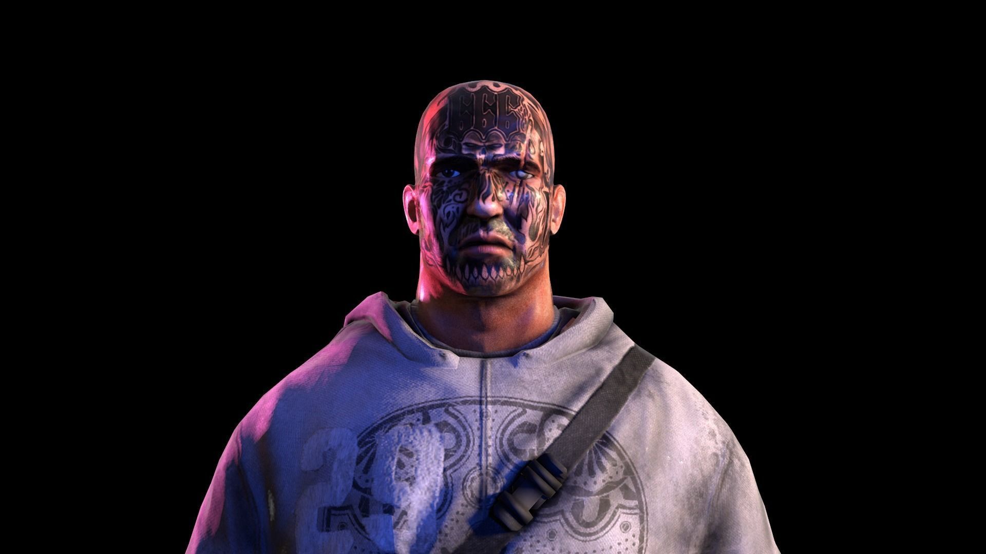 Stylized Rigged Character Low-poly 3D model_2