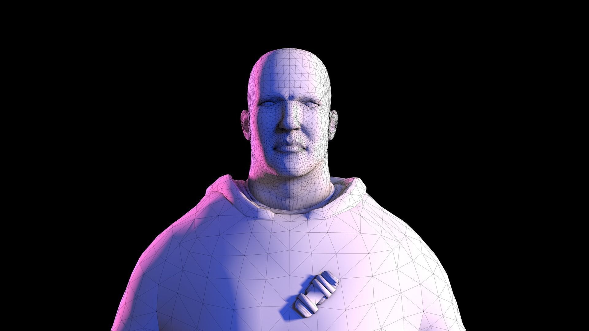 Stylized Rigged Character Low-poly 3D model_9