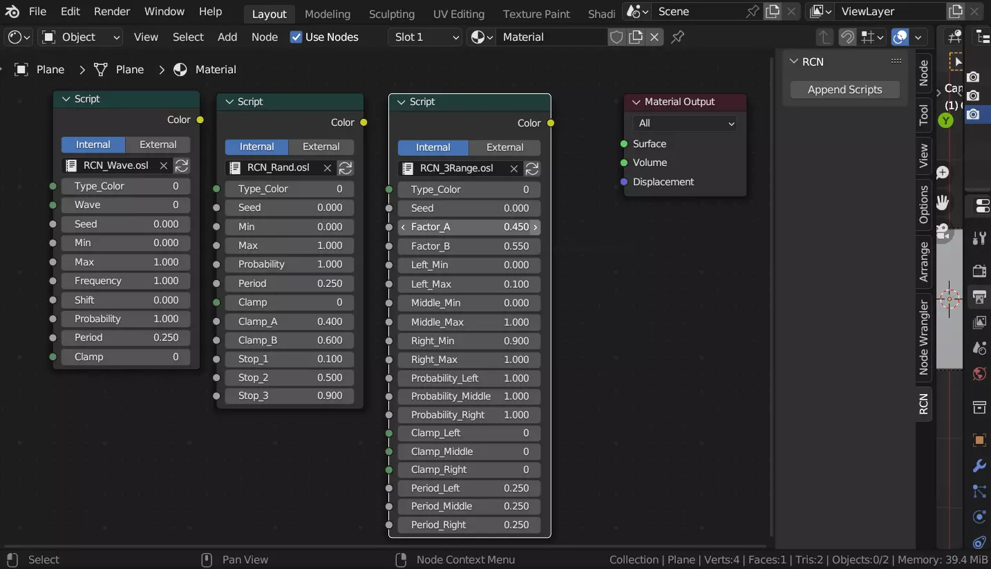Random Color Node - Addon for Blender 3D model_0