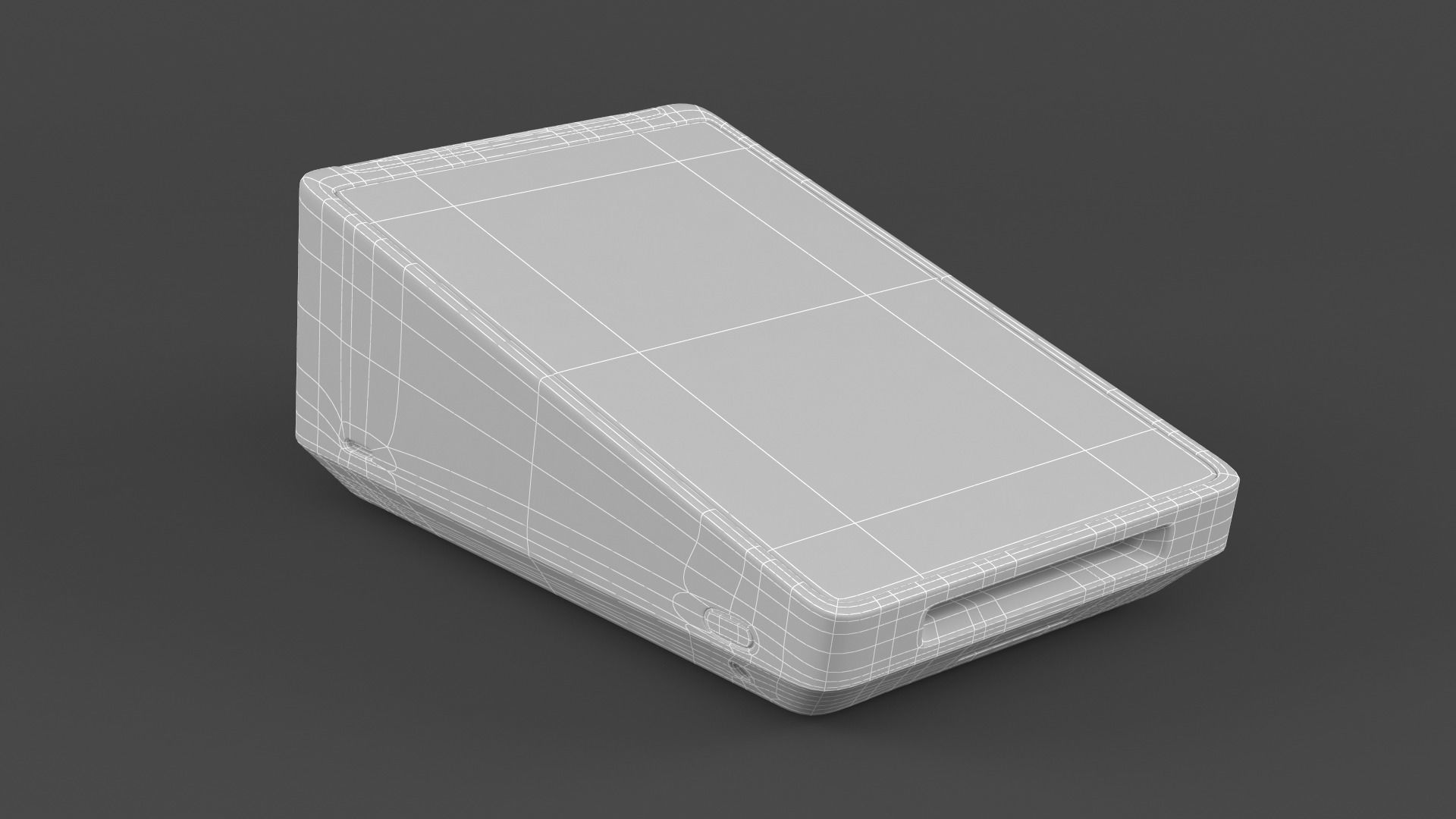 Square Terminal 3D model_9