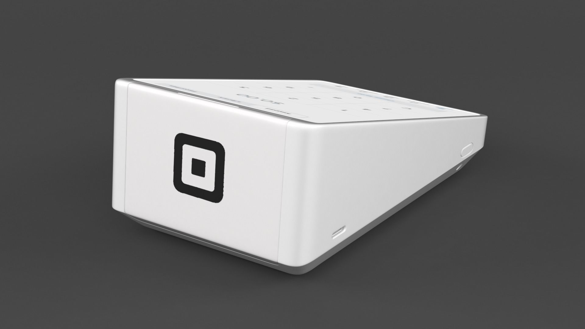 Square Terminal 3D model_4