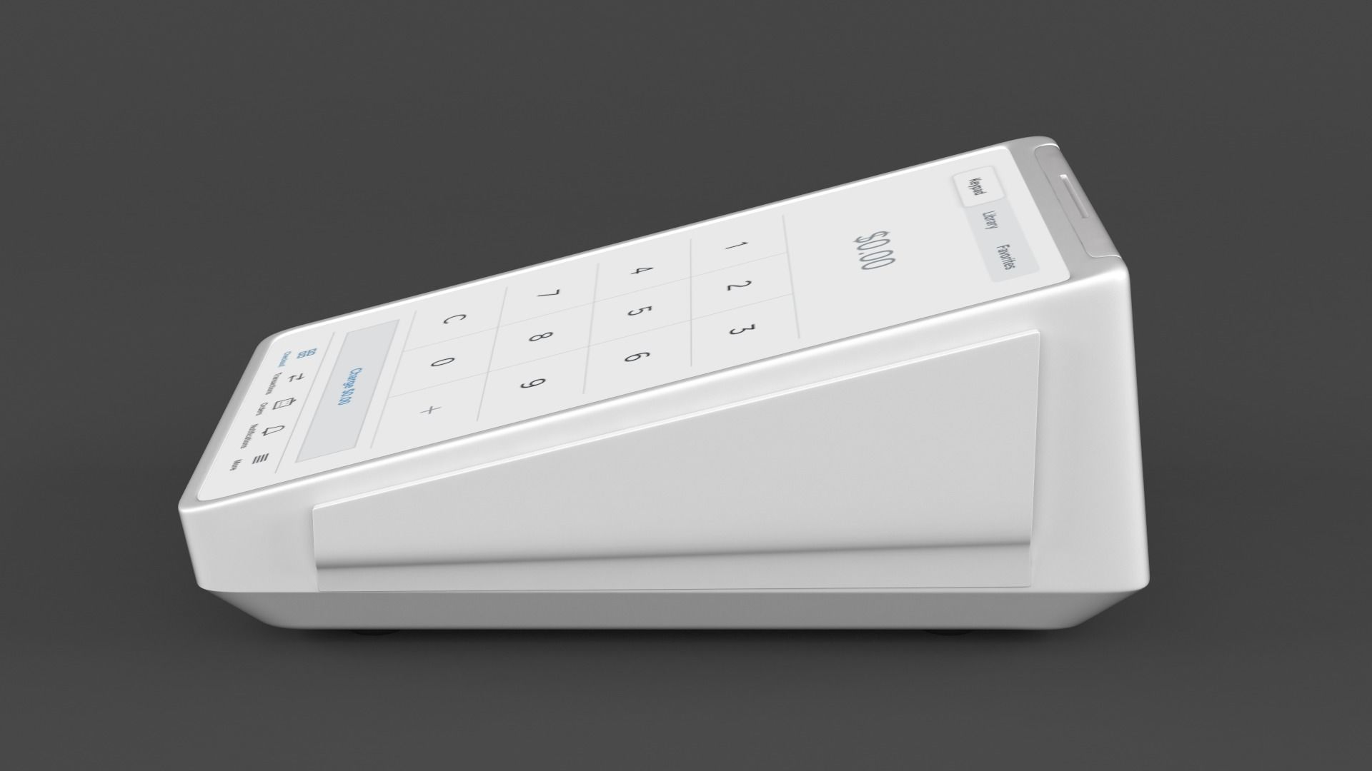 Square Terminal 3D model_6