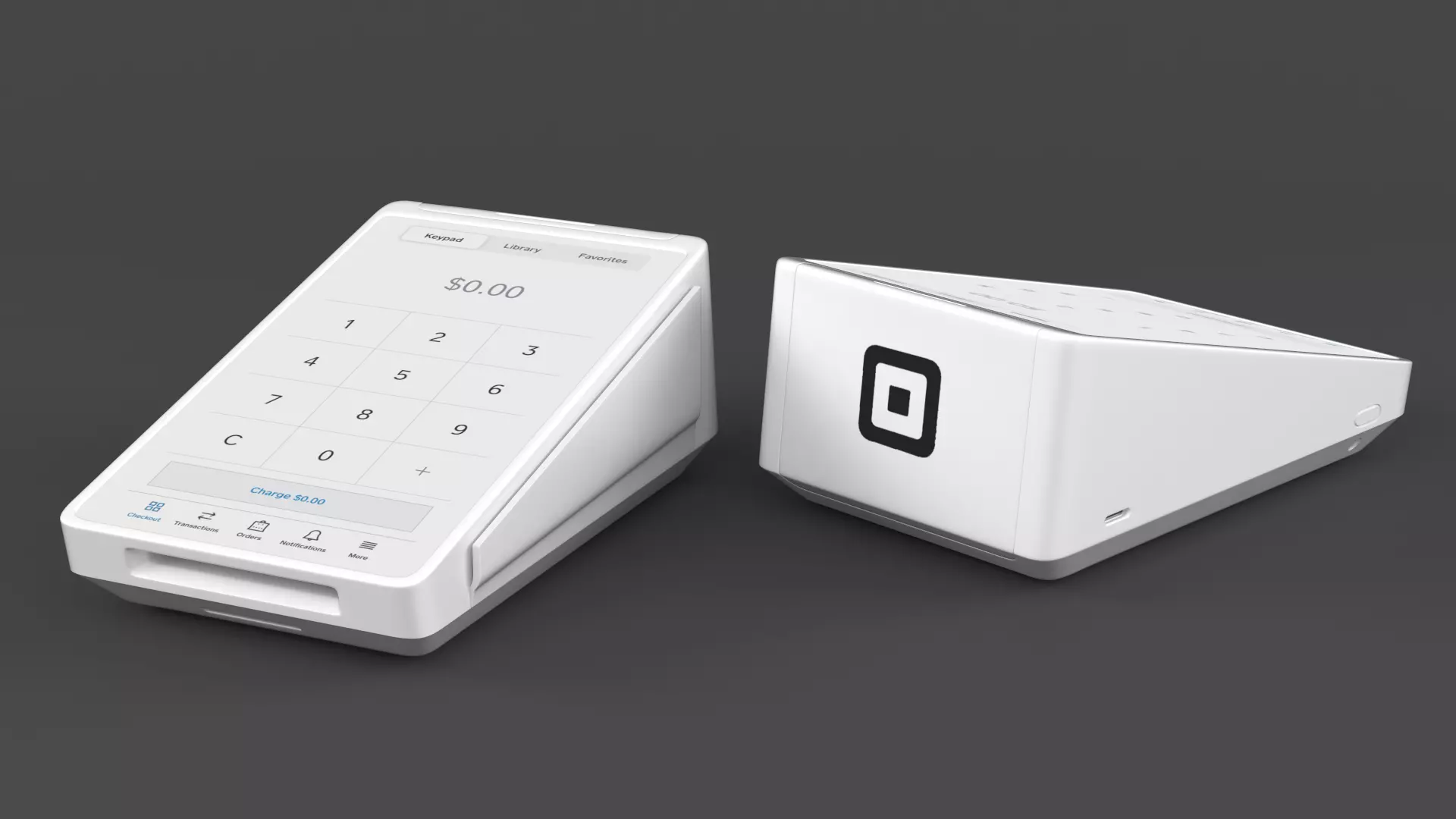 Square Terminal 3D model_0