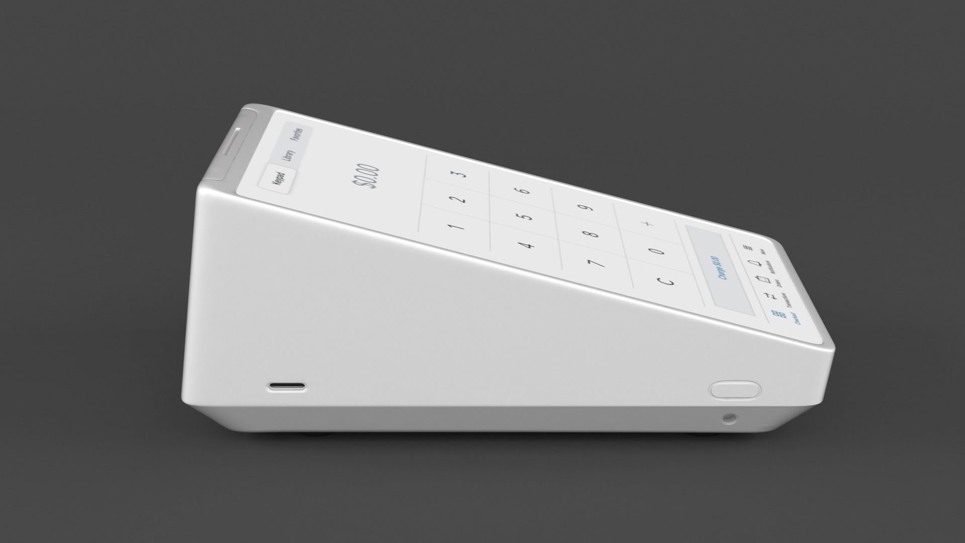 Square Terminal 3D model_3