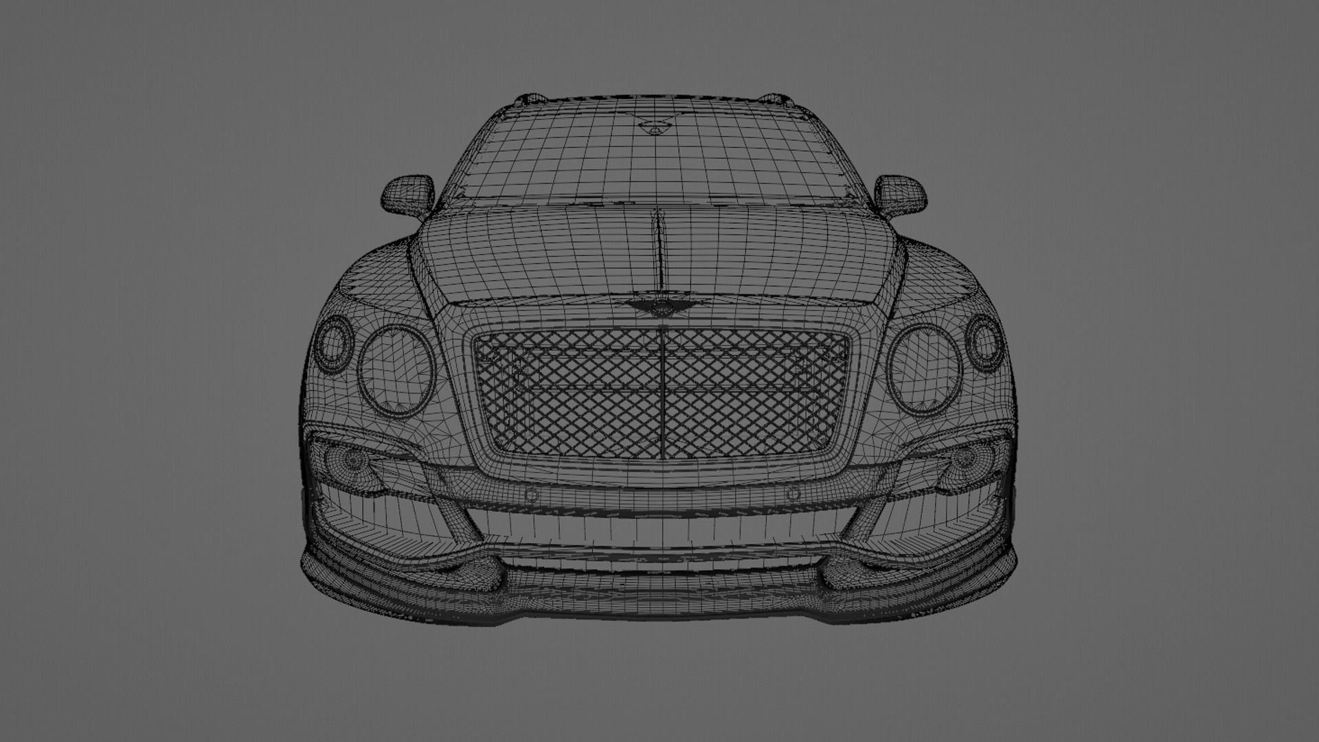 Bentley Bentayga Startech Low-poly 3D model_10