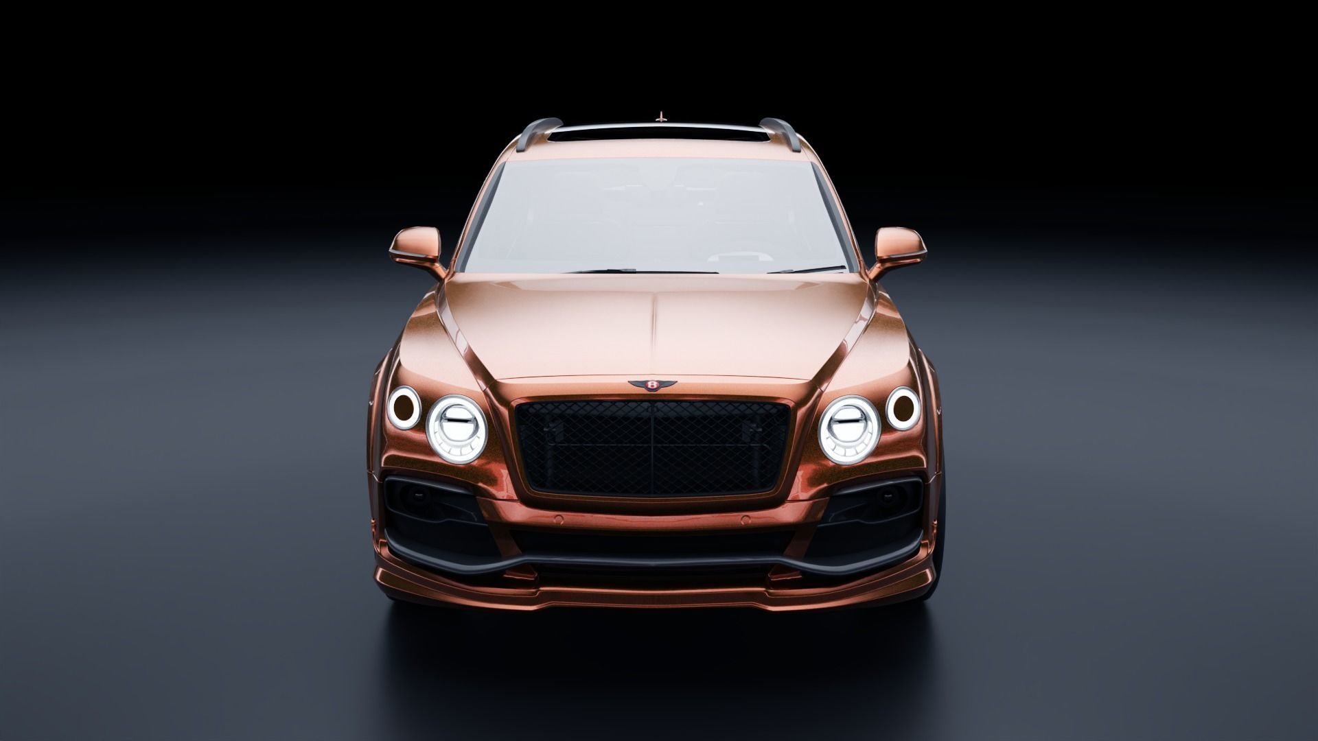 Bentley Bentayga Startech Low-poly 3D model_1